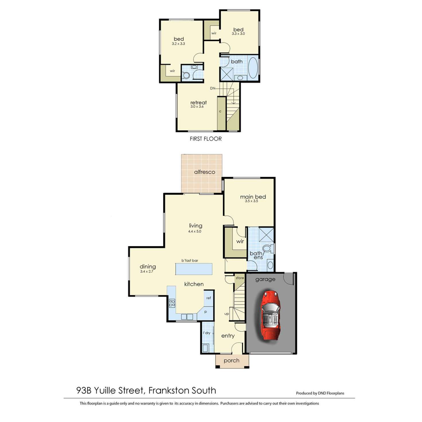 Floorplan of Homely residentialLand listing, 93B Yuille Street, Frankston South VIC 3199