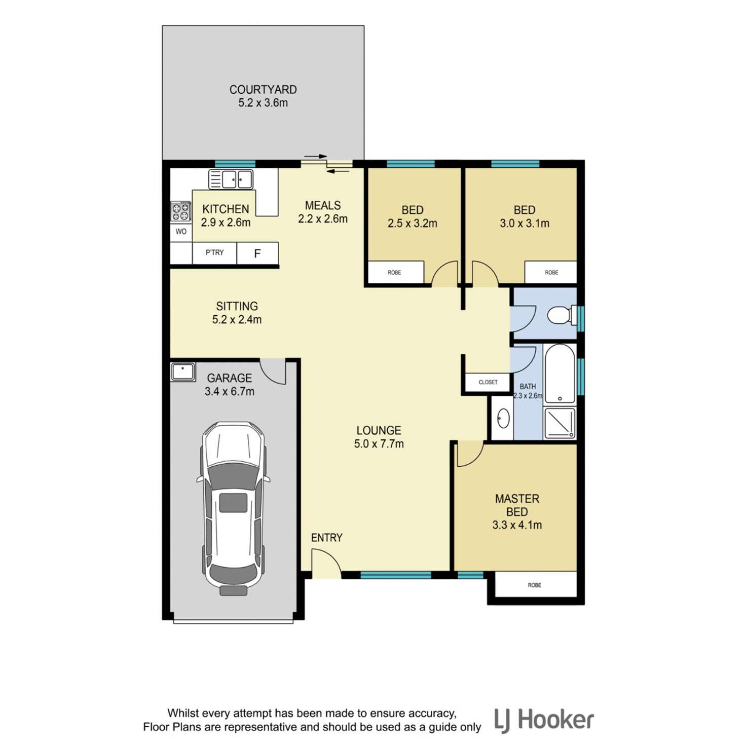 Floorplan of Homely townhouse listing, 2/25 Grasspan Street, Zillmere QLD 4034