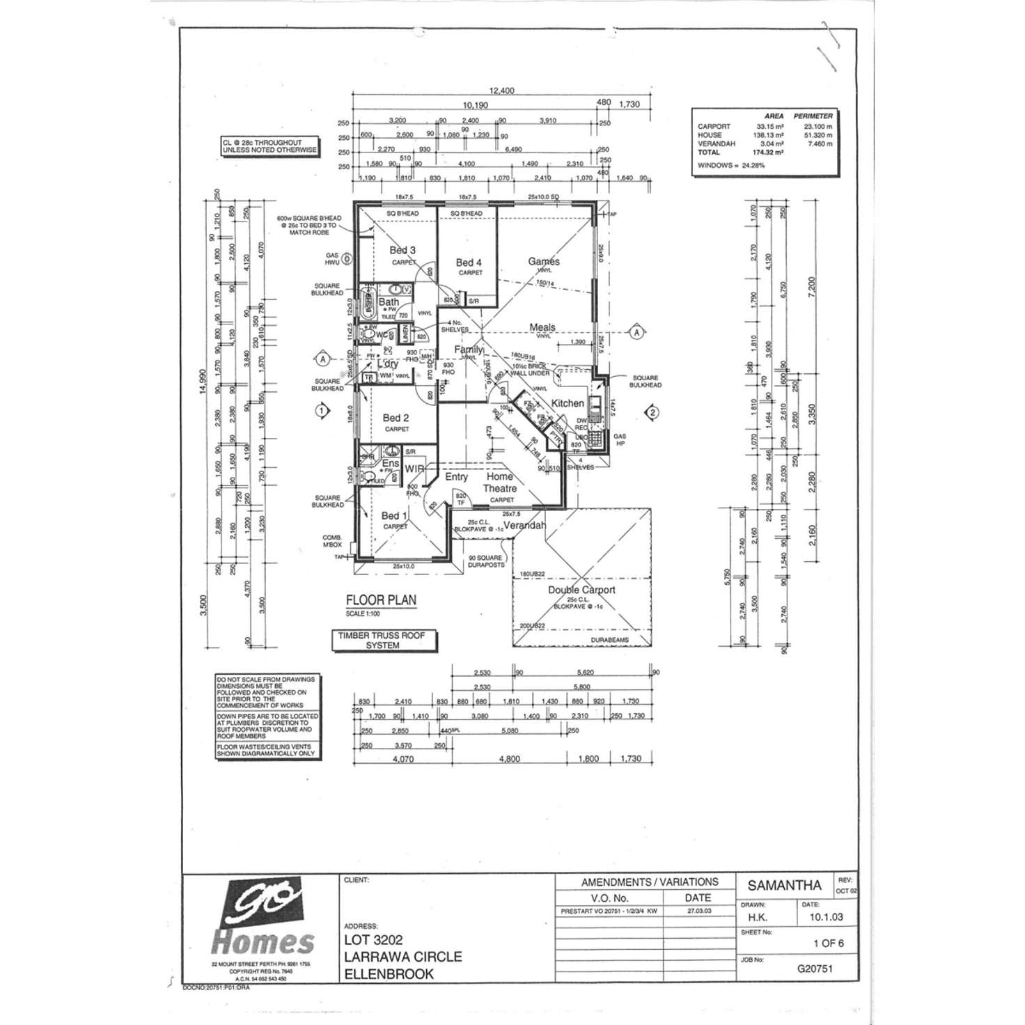 Floorplan of Homely house listing, 25 Larrawa Circle, Ellenbrook WA 6069