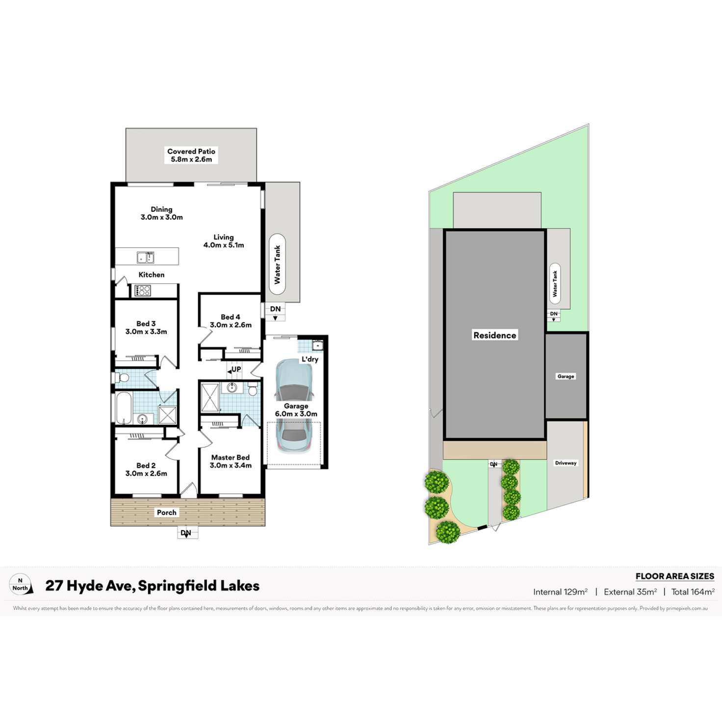Floorplan of Homely house listing, 27 Hyde Avenue, Springfield Lakes QLD 4300