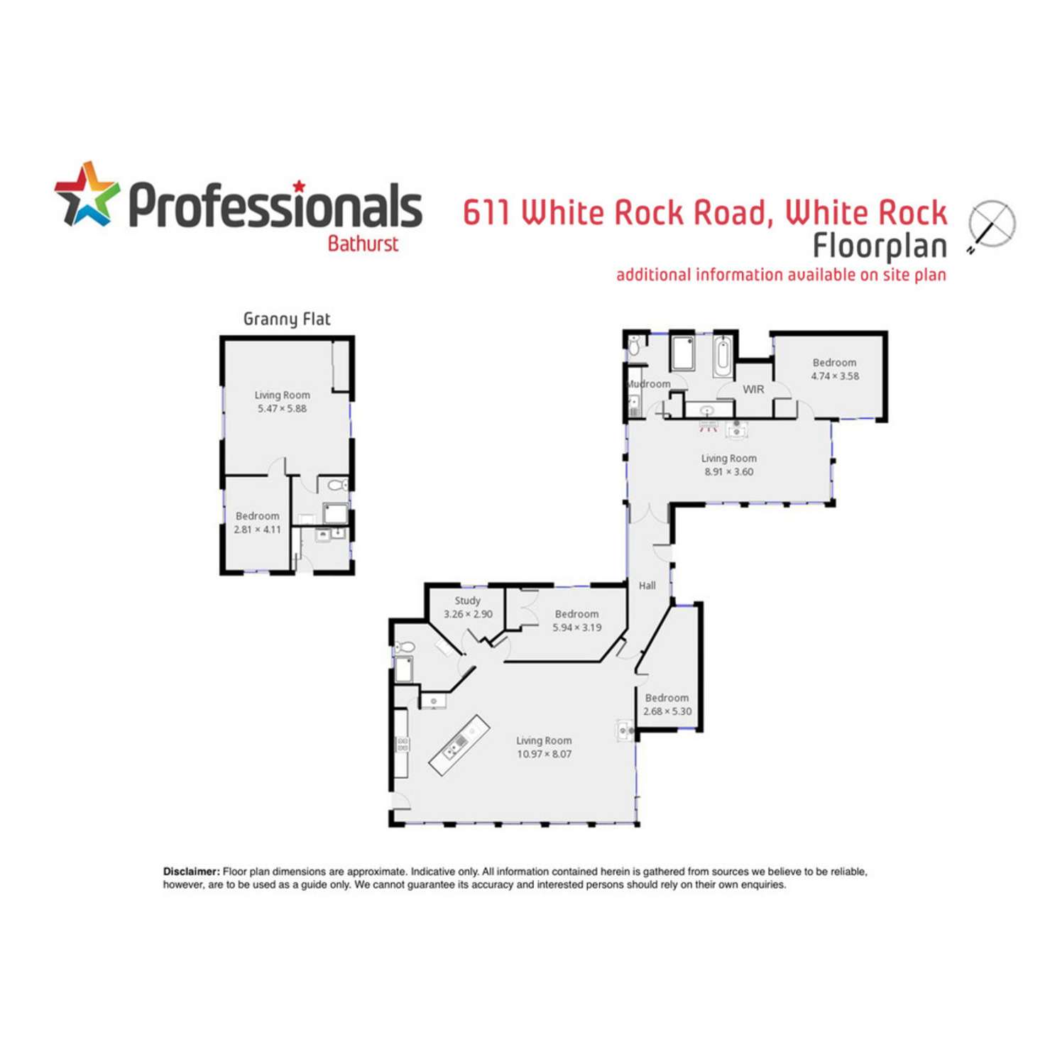 Floorplan of Homely house listing, 611 White Rock Road, White Rock NSW 2795