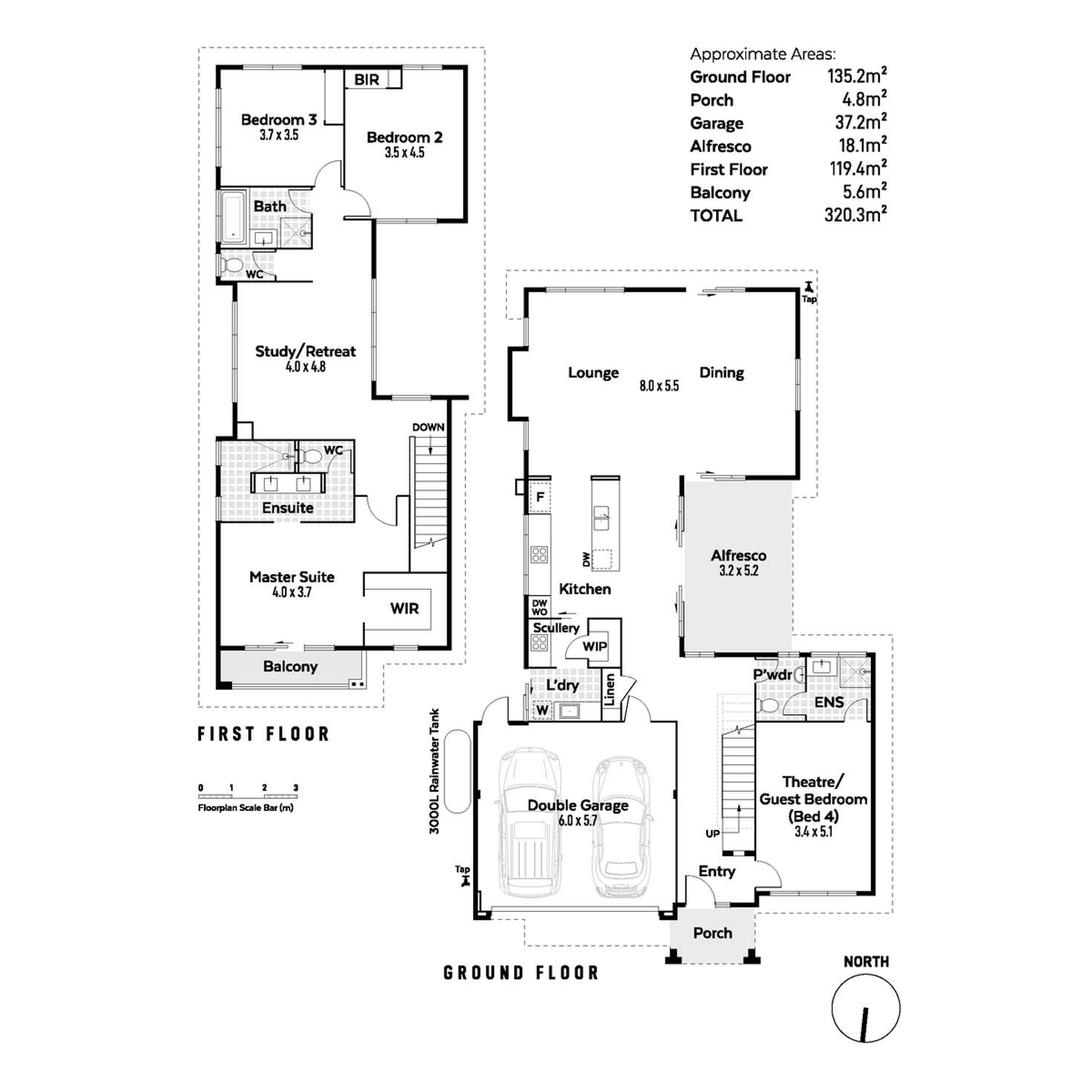 Floorplan of Homely house listing, 18 Apus Loop, Waterford WA 6152