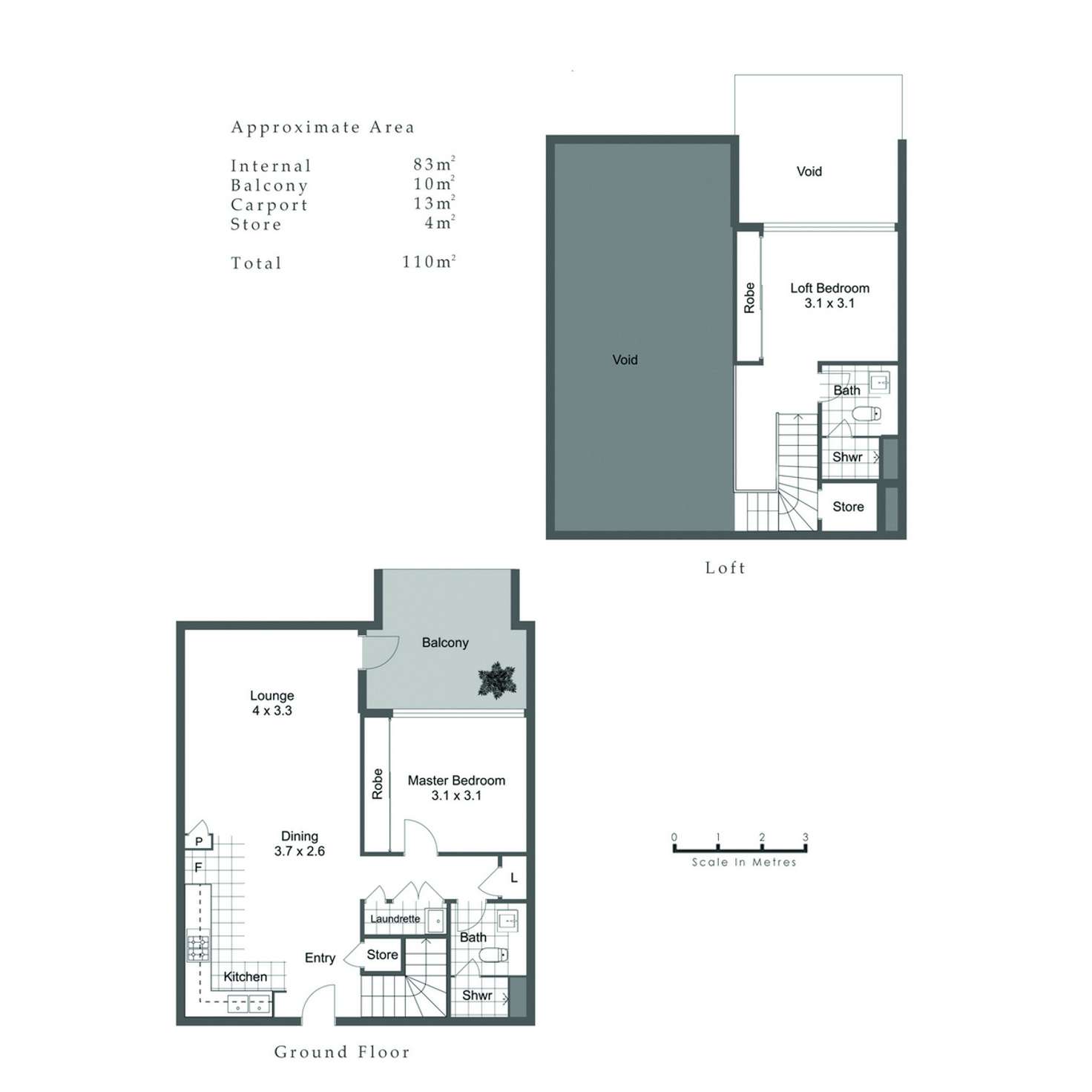 Floorplan of Homely apartment listing, 106/51 Beach Street, Fremantle WA 6160