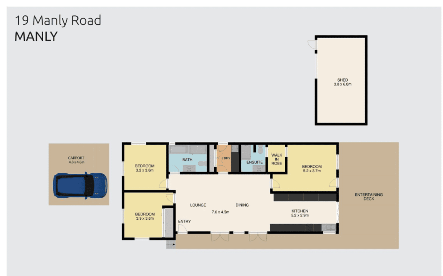 Floorplan of Homely house listing, 19 Manly Road, Manly QLD 4179