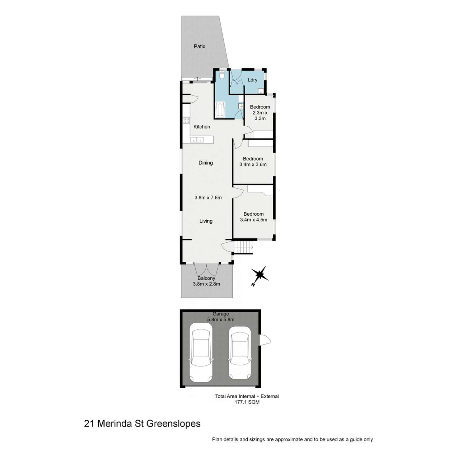 Floorplan of Homely house listing, 21 Merinda Street, Greenslopes QLD 4120