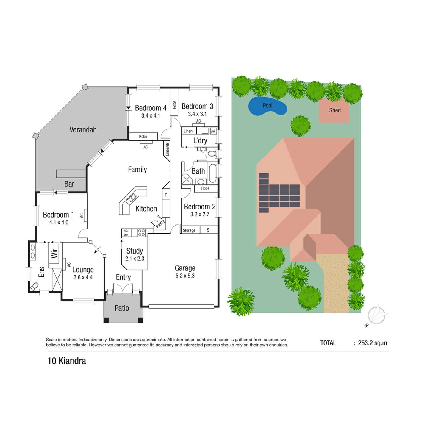 Floorplan of Homely house listing, 10 Kiandra Place, Mount Louisa QLD 4814