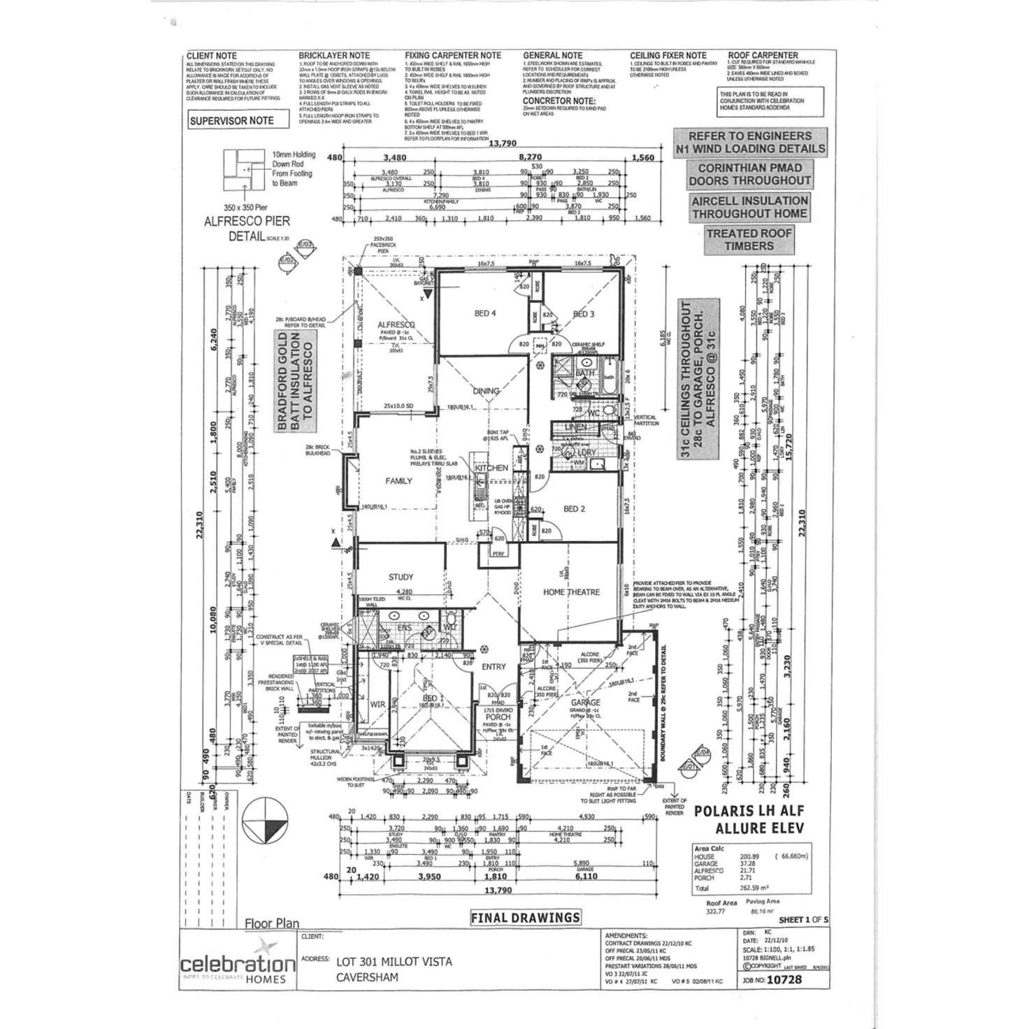 Floorplan of Homely house listing, 6 Millot Vista, Caversham WA 6055