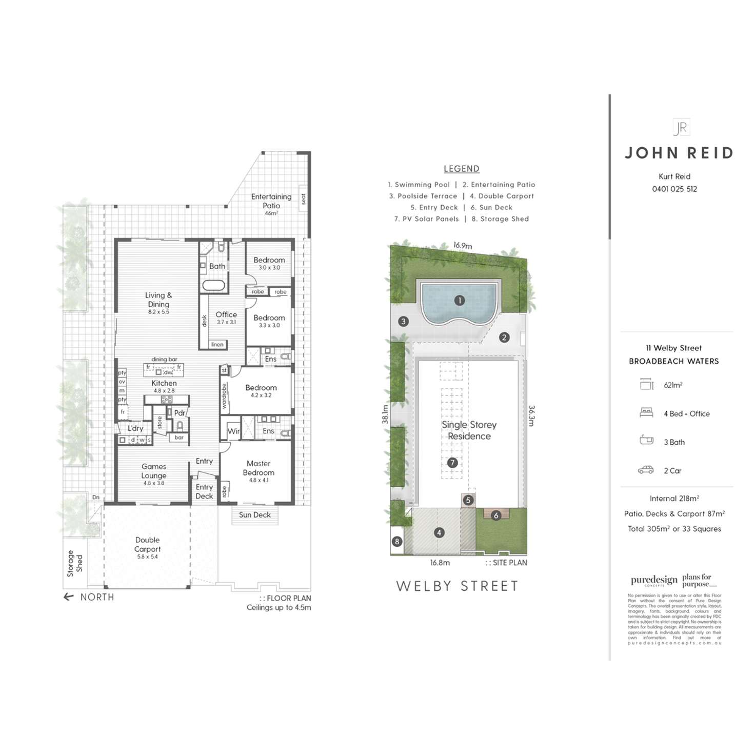 Floorplan of Homely house listing, 11 Welby Street, Broadbeach Waters QLD 4218