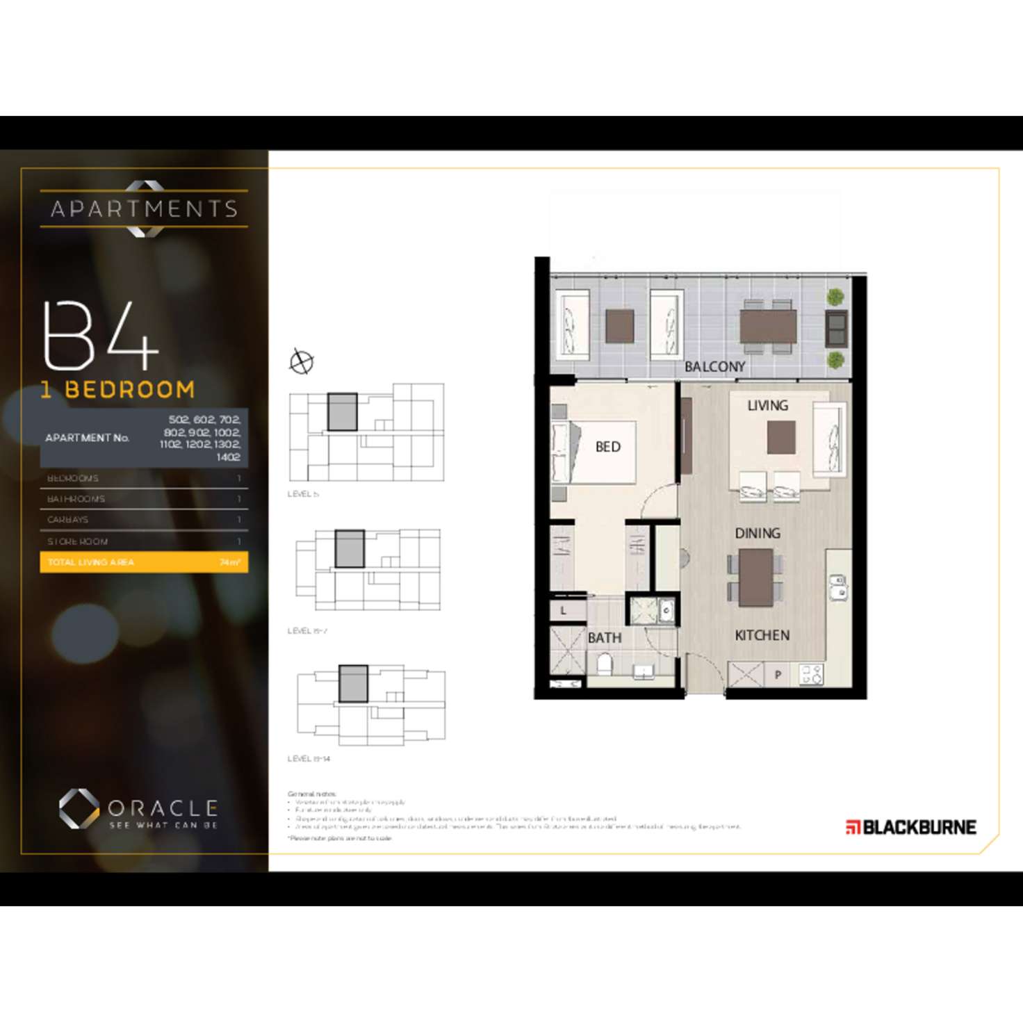 Floorplan of Homely apartment listing, 1302/105 Stirling Street, Perth WA 6000