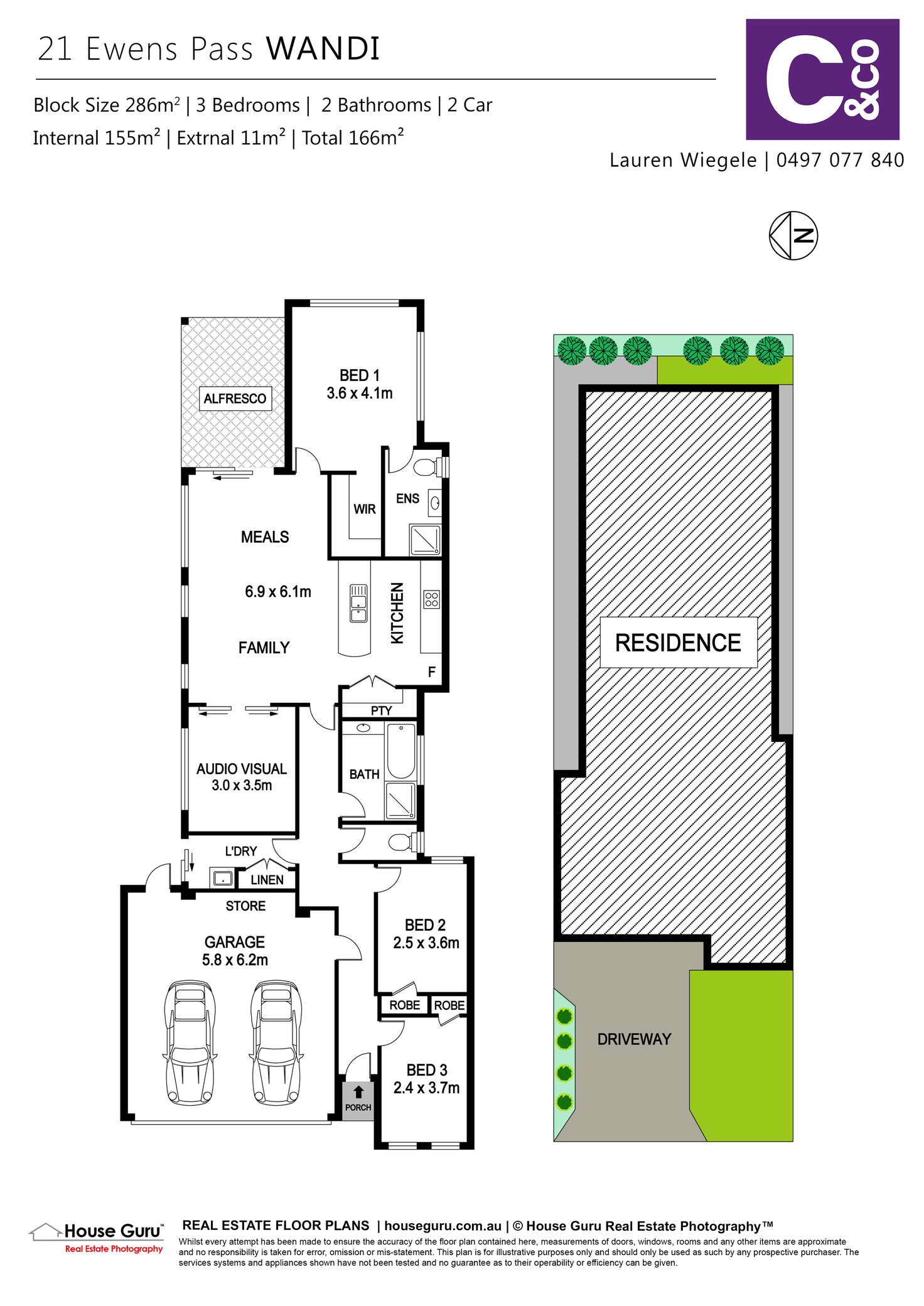 Floorplan of Homely house listing, 21 Ewens Pass, Wandi WA 6167