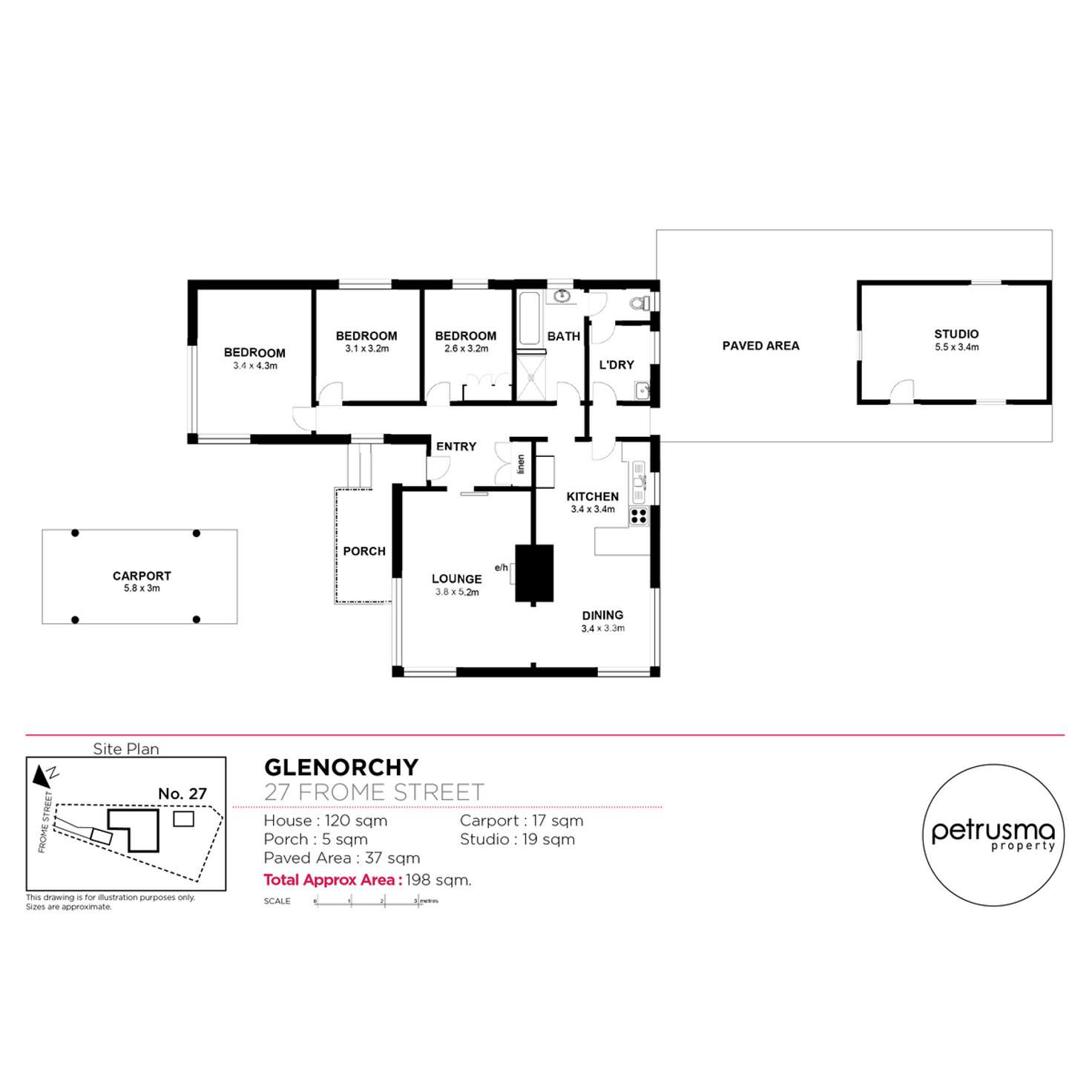 Floorplan of Homely house listing, 27 Frome Street, Glenorchy TAS 7010