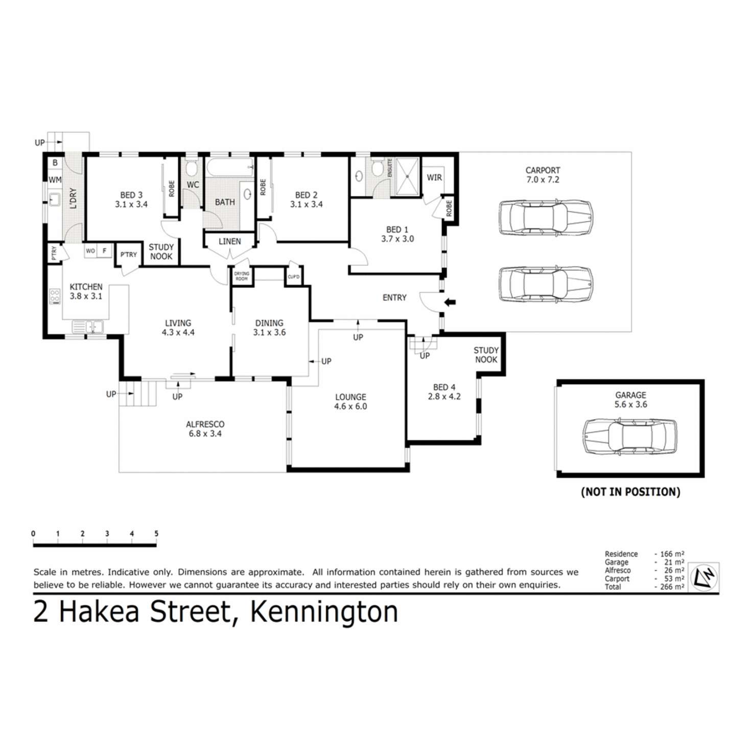 Floorplan of Homely house listing, 2 Hakea Street, Kennington VIC 3550