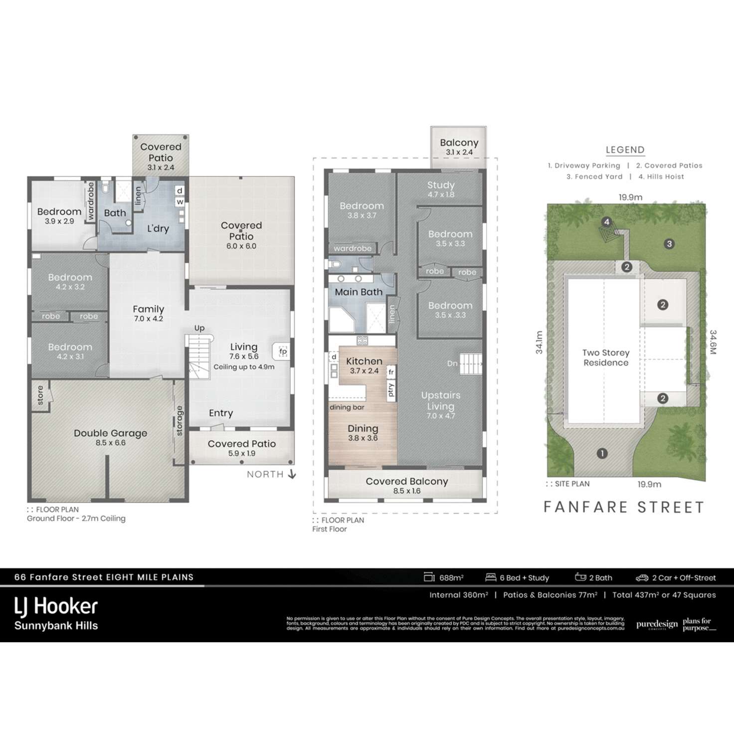 Floorplan of Homely house listing, 66 Fanfare Street, Eight Mile Plains QLD 4113