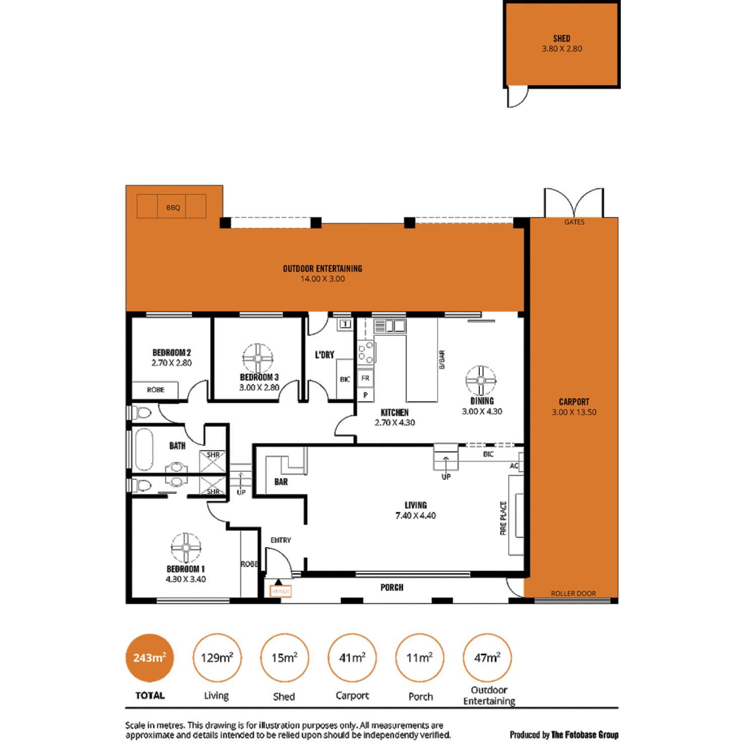 Floorplan of Homely house listing, 24 Kildare Avenue, Athelstone SA 5076