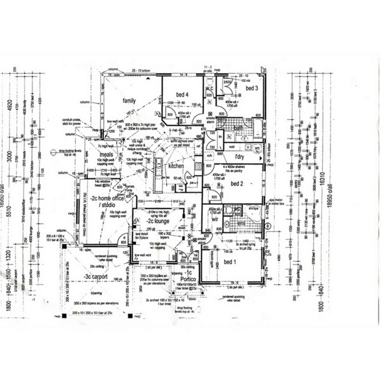 Floorplan of Homely house listing, 6 Combewood Loop, Carramar WA 6031