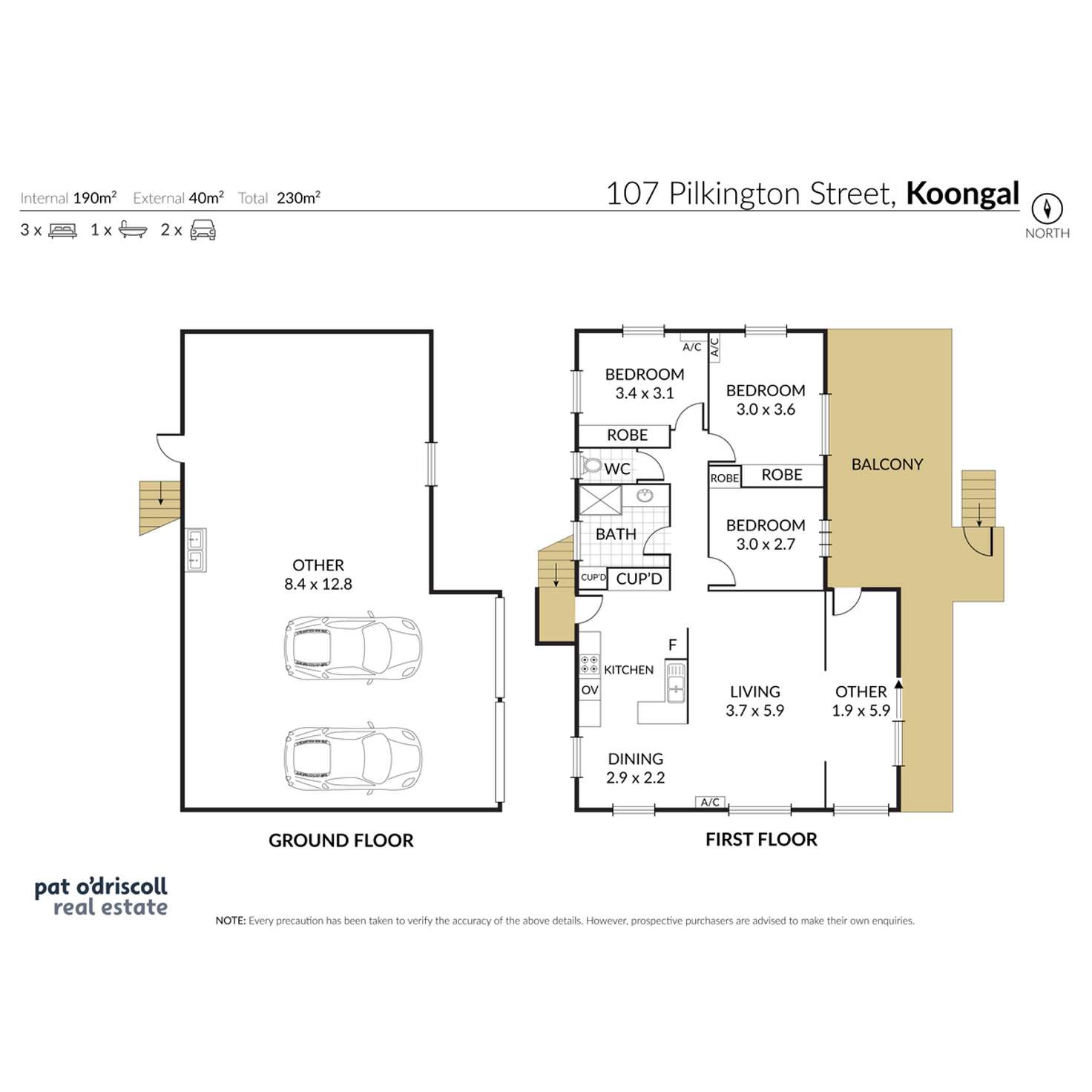 Floorplan of Homely house listing, 107 Pilkington Street, Koongal QLD 4701
