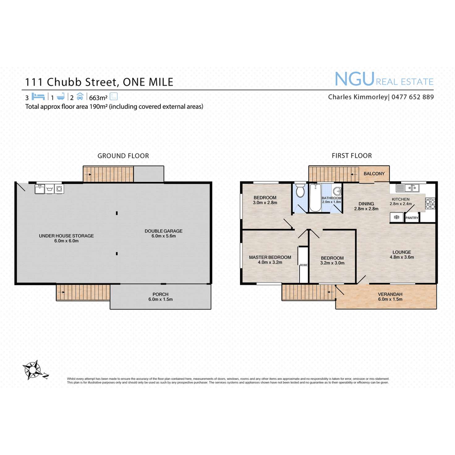 Floorplan of Homely house listing, 111 Chubb Street, One Mile QLD 4305