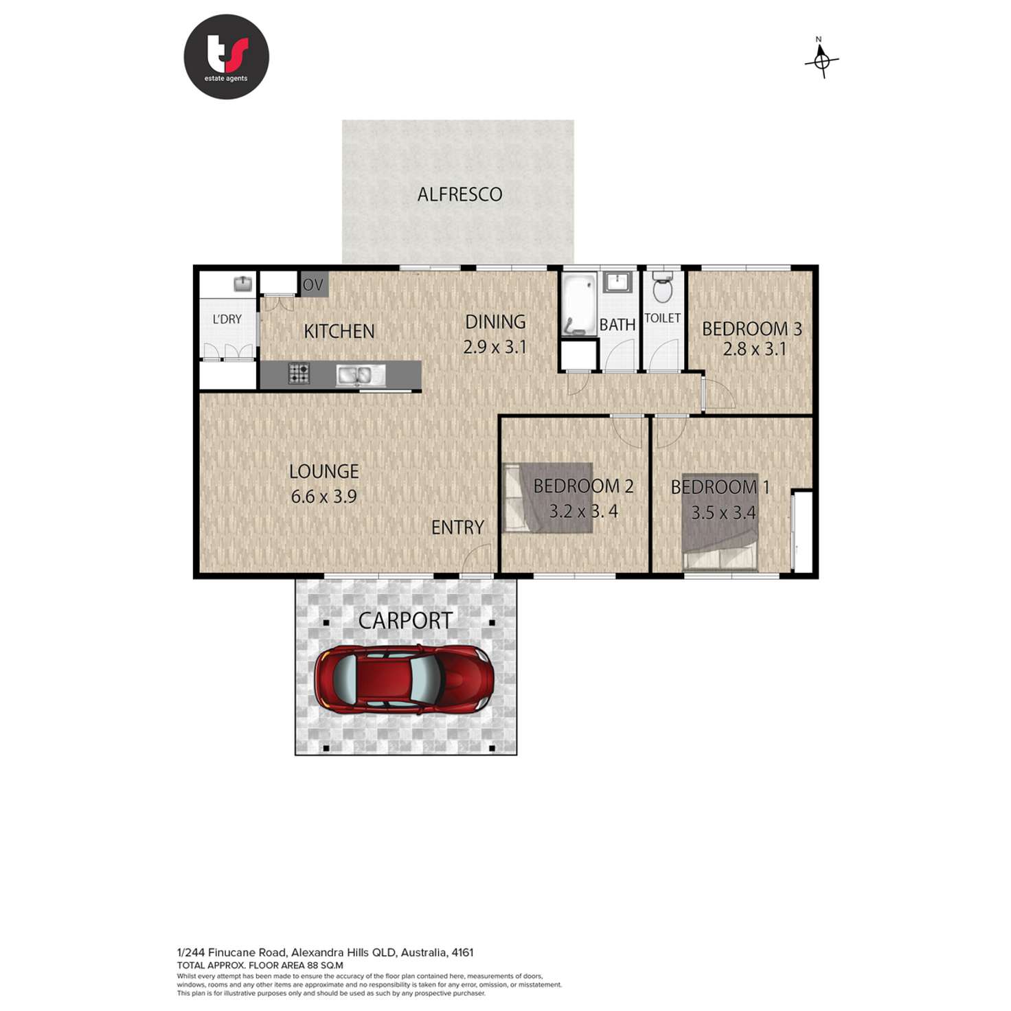 Floorplan of Homely house listing, 244 Finucane Road, Alexandra Hills QLD 4161