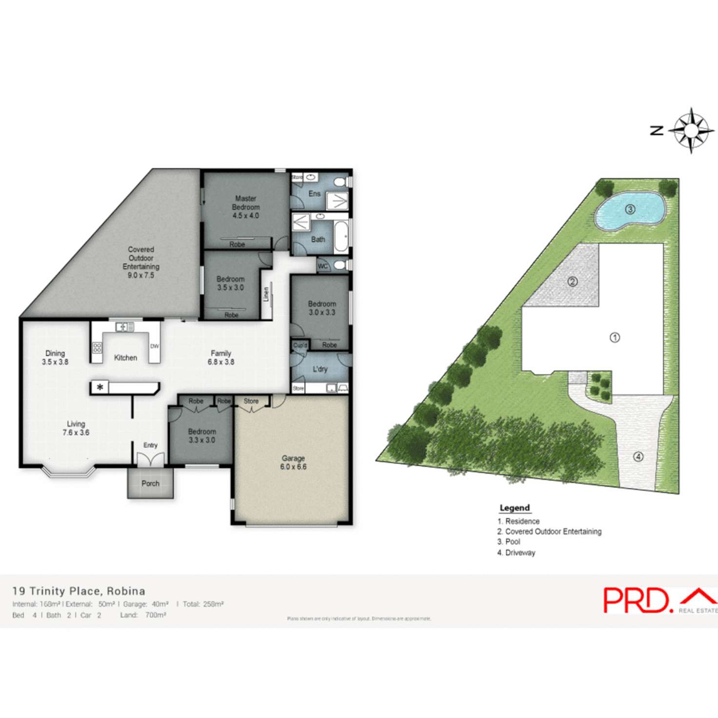 Floorplan of Homely house listing, 19 Trinity Place, Robina QLD 4226