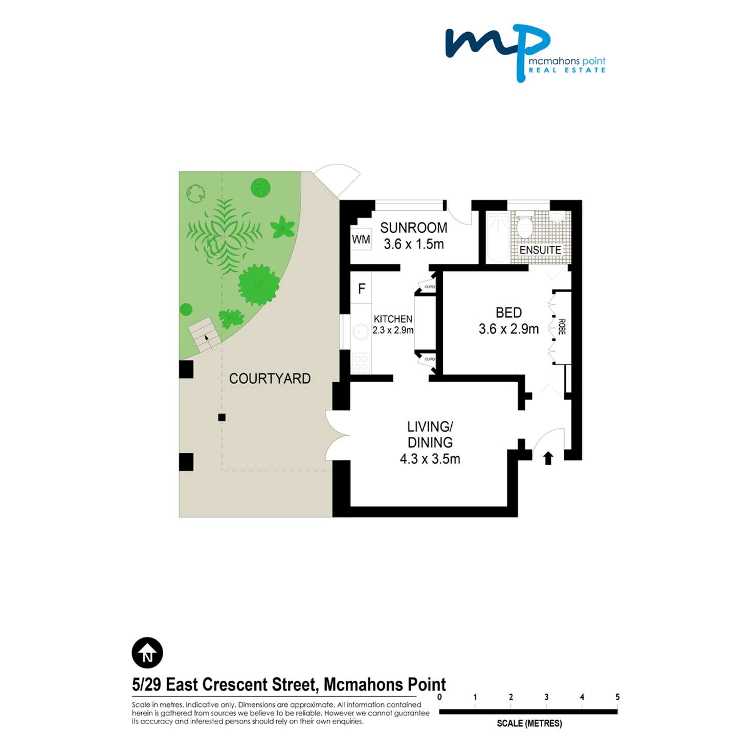 Floorplan of Homely apartment listing, 5/29 East Crescent Street, Mcmahons Point NSW 2060