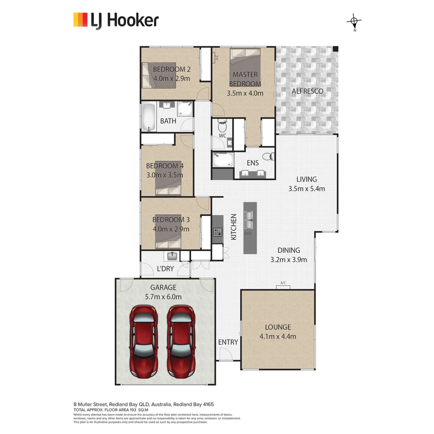 Floorplan of Homely house listing, 8 Muller Street, Redland Bay QLD 4165