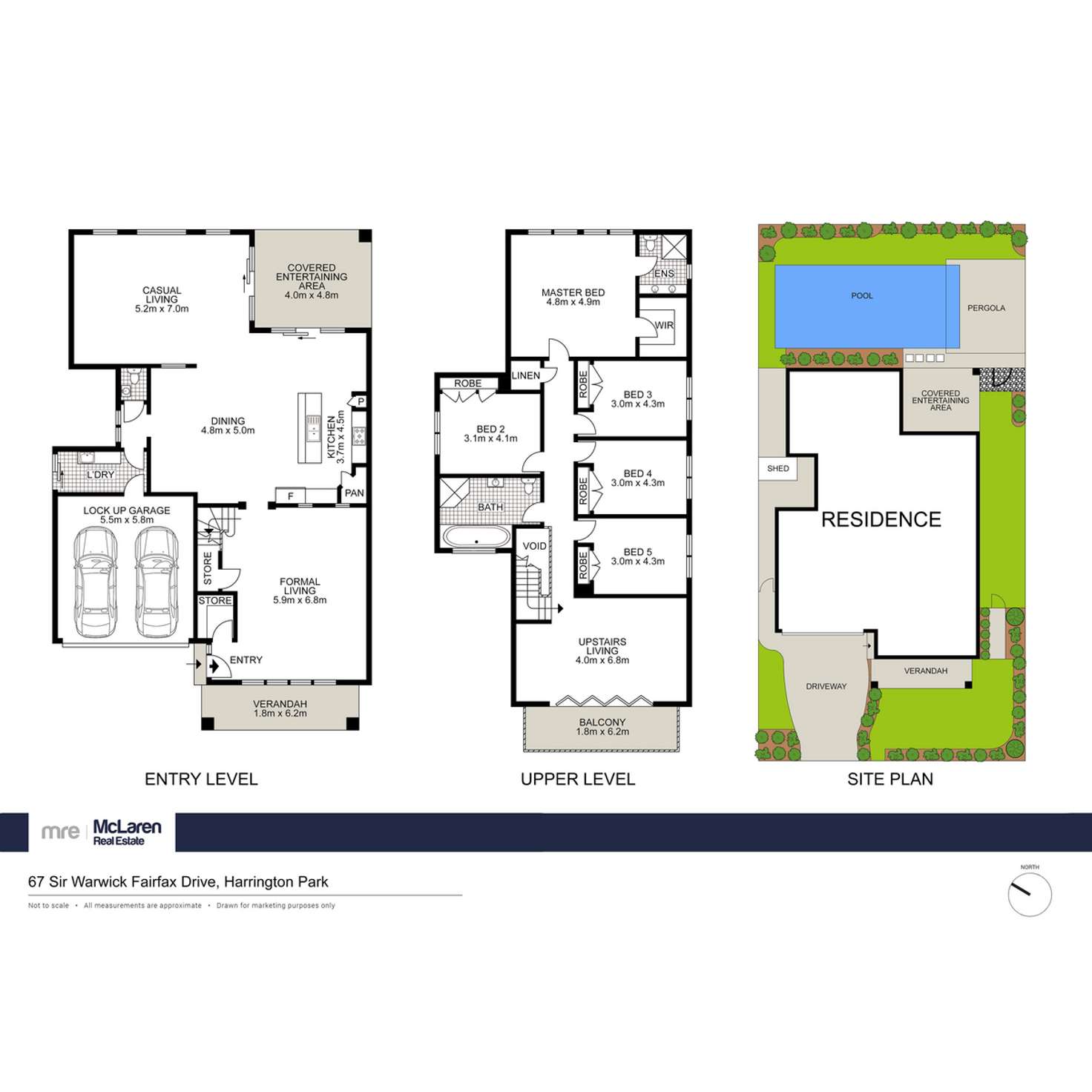 Floorplan of Homely house listing, 67 Sir Warwick Fairfax Drive, Harrington Park NSW 2567