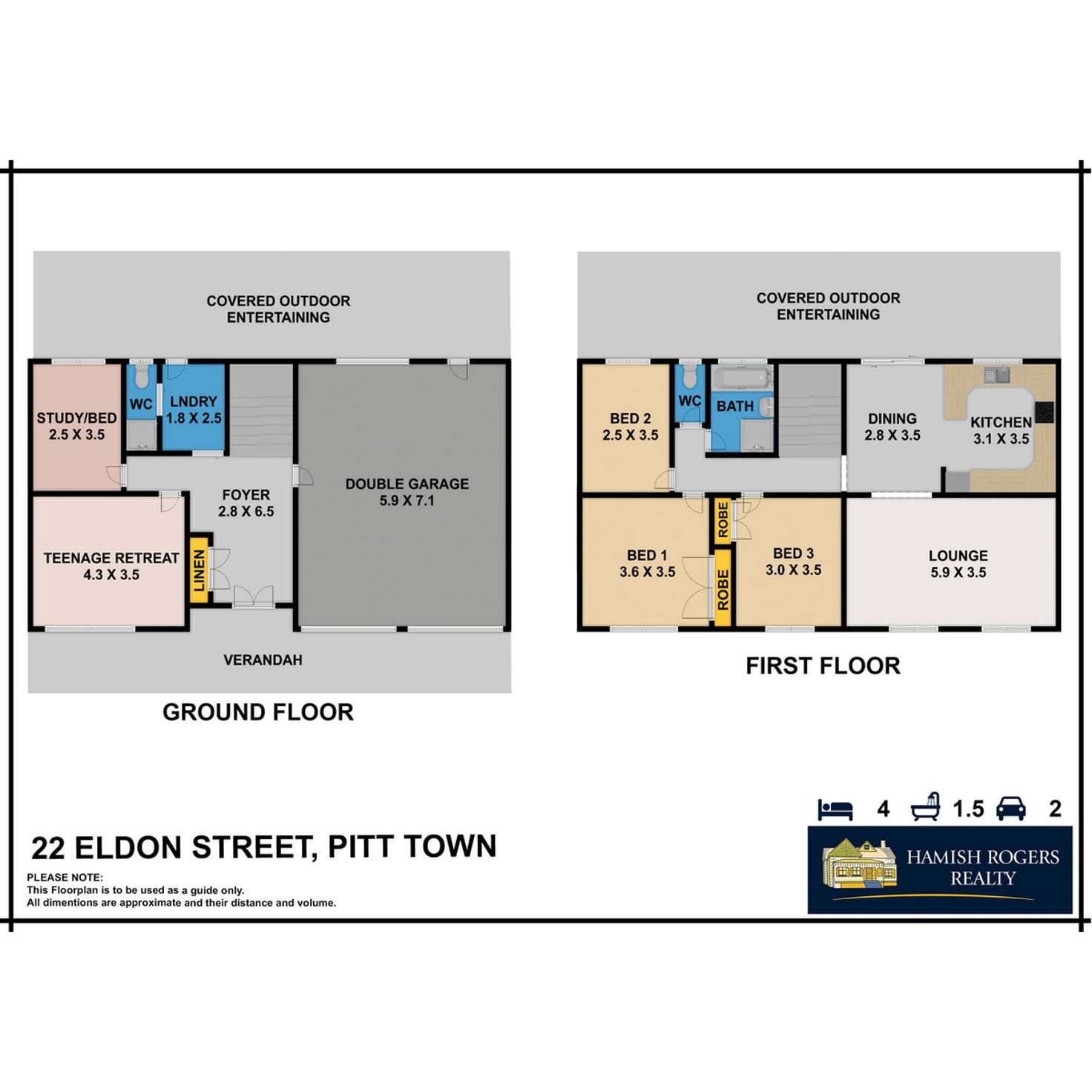 Floorplan of Homely house listing, 22 Eldon Street, Pitt Town NSW 2756