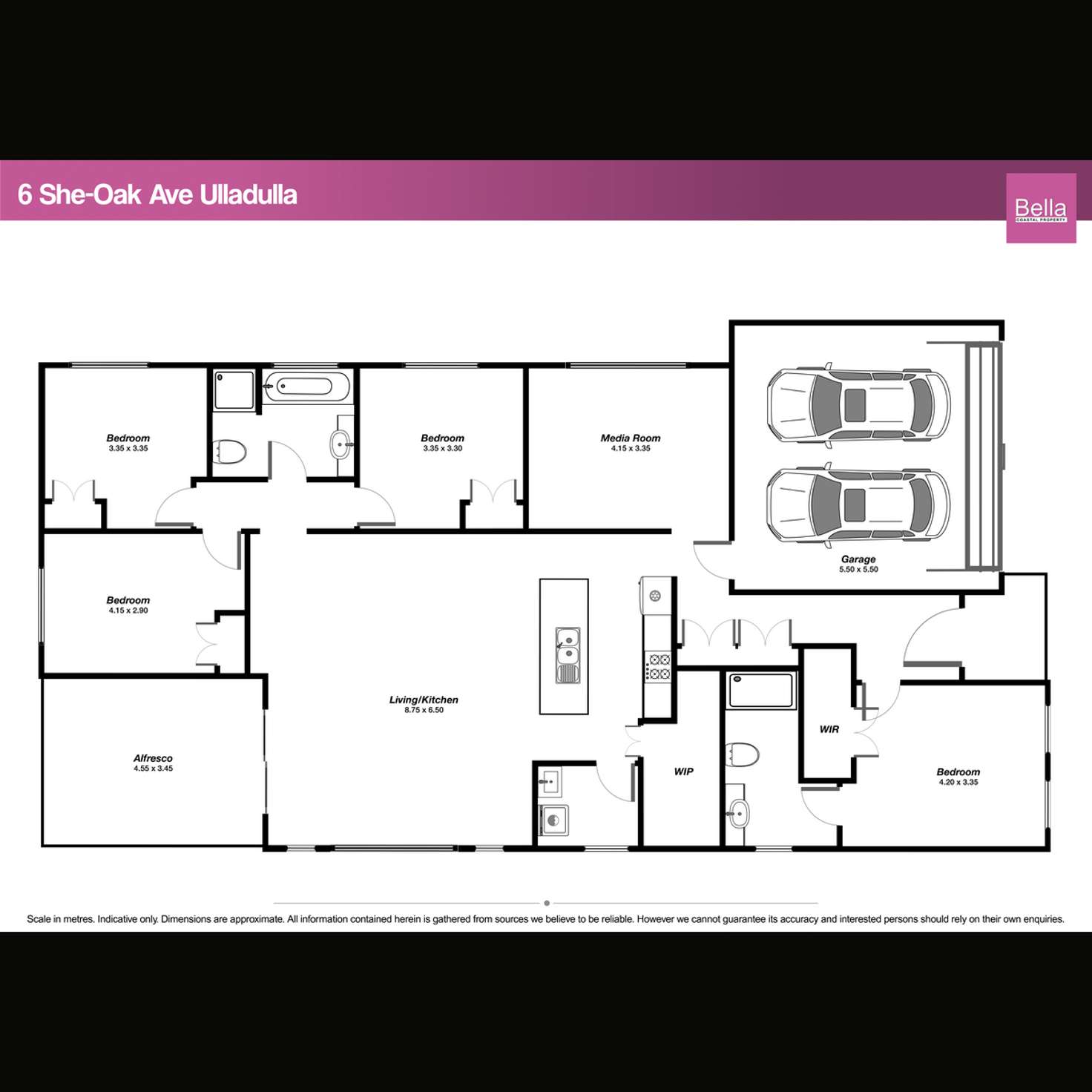 Floorplan of Homely house listing, 6 She-Oak Avenue, Ulladulla NSW 2539