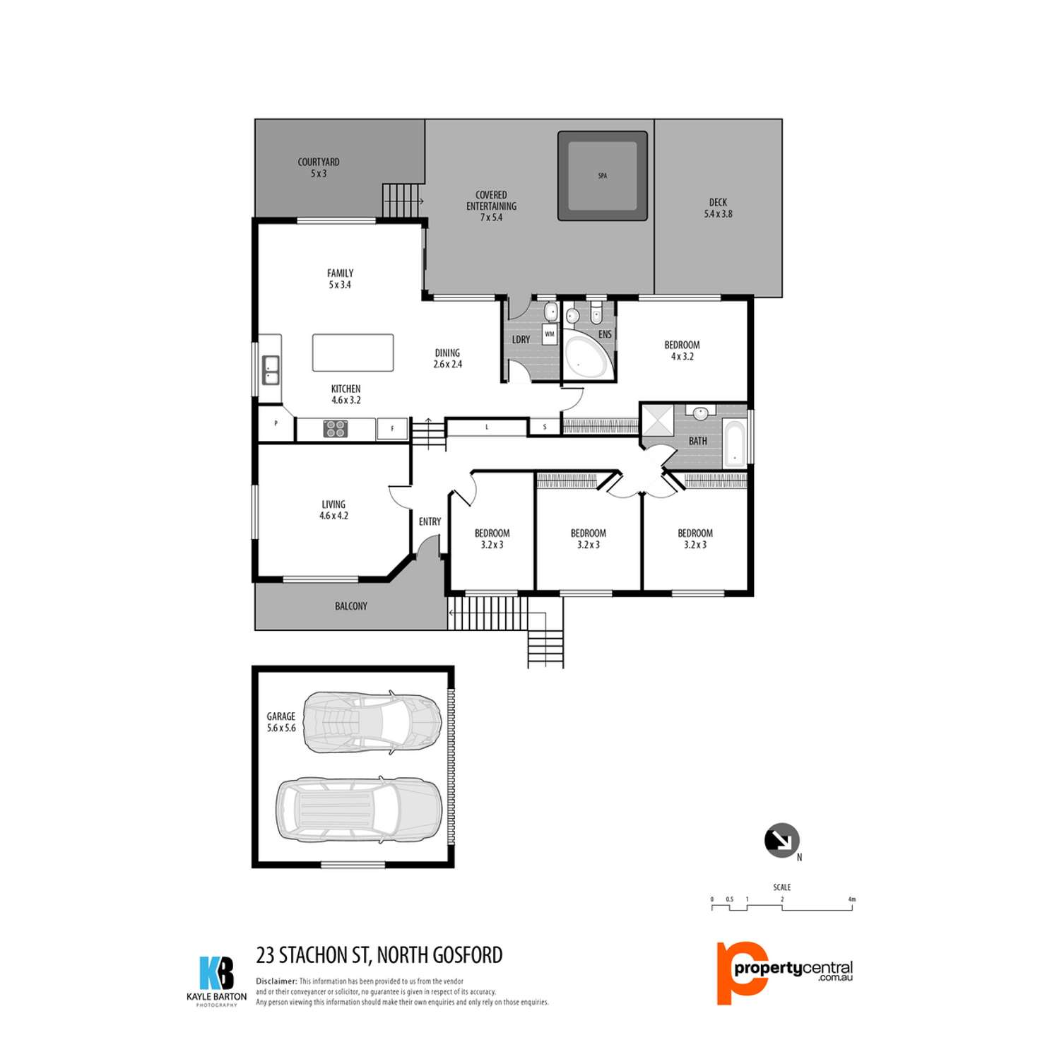 Floorplan of Homely house listing, 23 Stachon Street, North Gosford NSW 2250