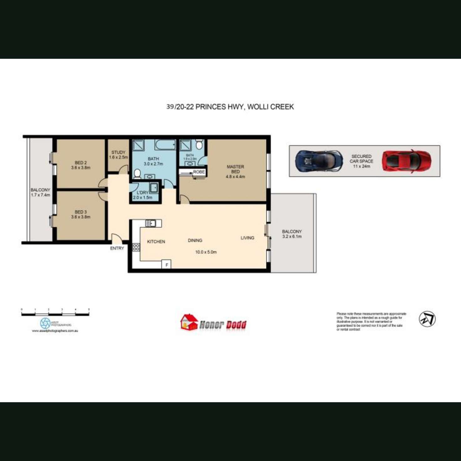 Floorplan of Homely unit listing, 39/20-22 Princes Highway, Wolli Creek NSW 2205