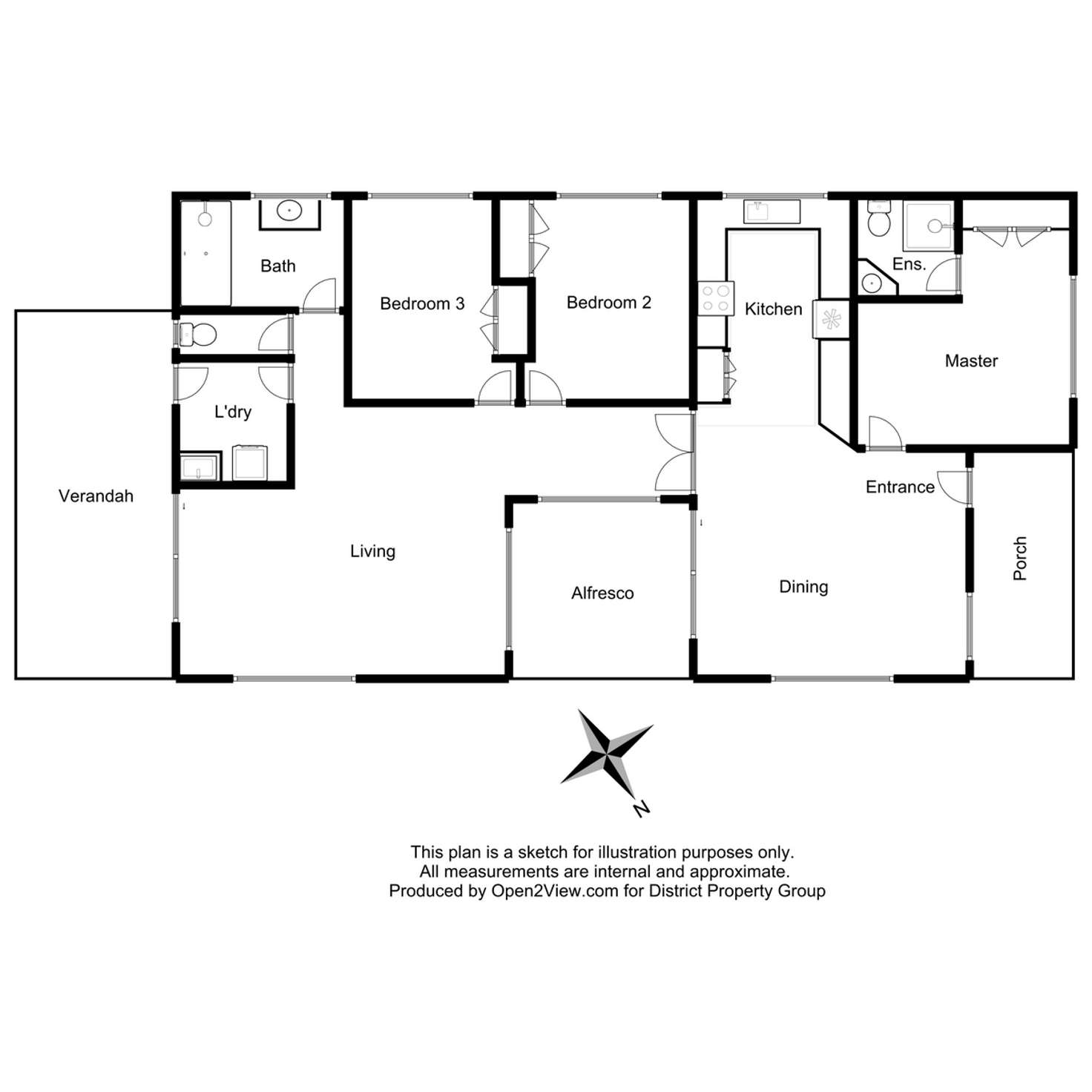 Floorplan of Homely house listing, 6 Links Road, Mansfield VIC 3722