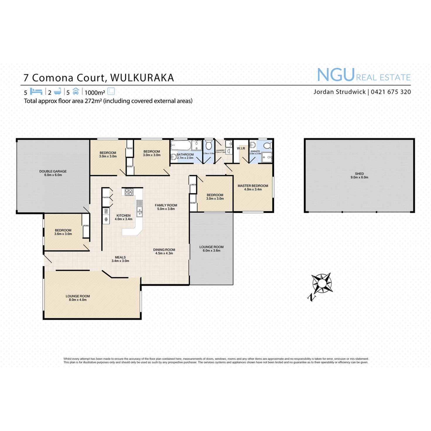 Floorplan of Homely house listing, 7 Comona Court, Wulkuraka QLD 4305