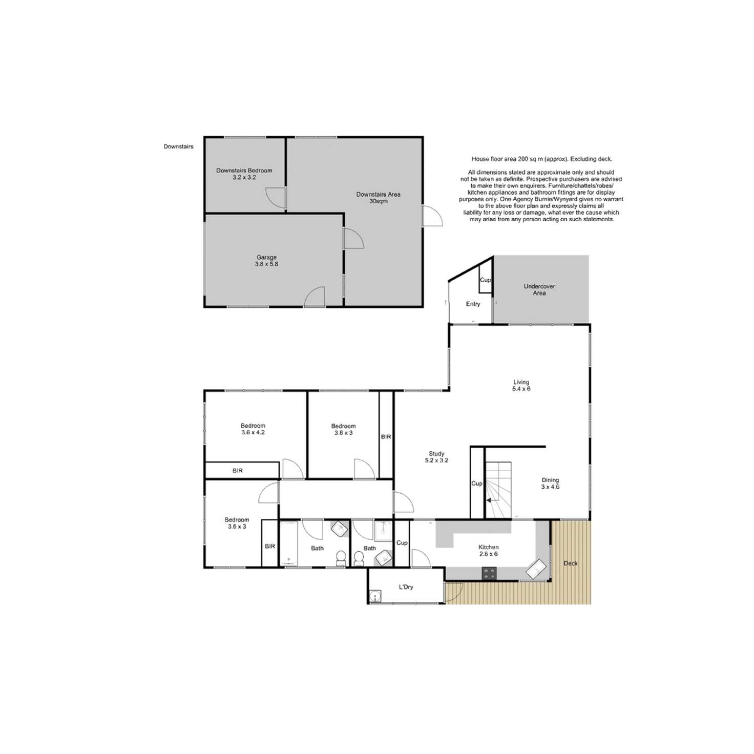 Floorplan of Homely house listing, 44 Futuna Avenue, Park Grove TAS 7320