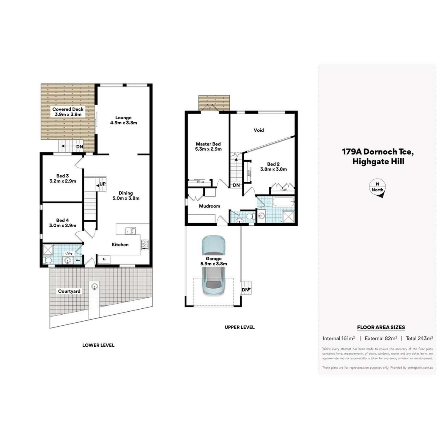 Floorplan of Homely house listing, 179A Dornoch Terrace, Highgate Hill QLD 4101