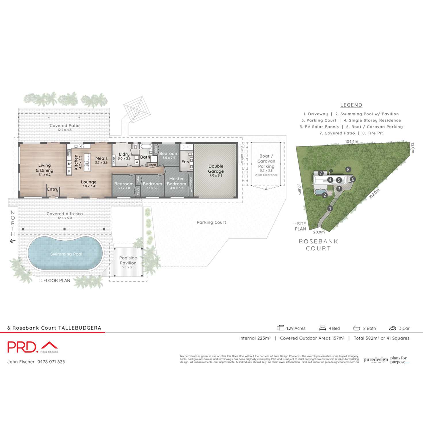 Floorplan of Homely house listing, 6 Rosebank Court, Tallebudgera QLD 4228