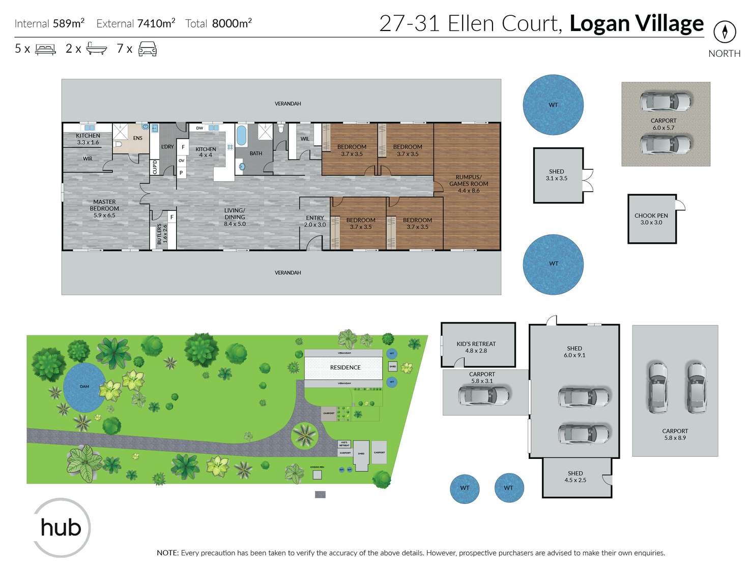 Floorplan of Homely house listing, 27-31 Ellen Court, Logan Village QLD 4207