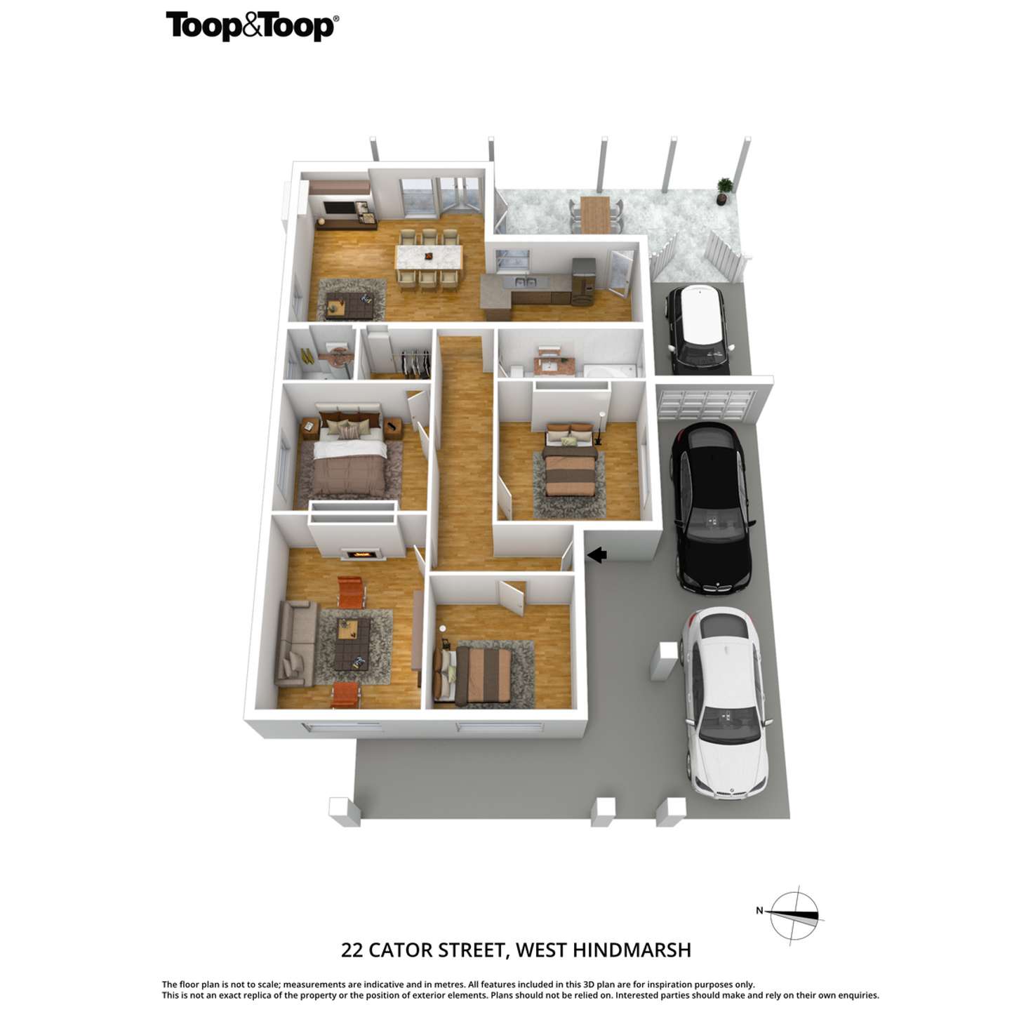 Floorplan of Homely house listing, 22 Cator Street, West Hindmarsh SA 5007