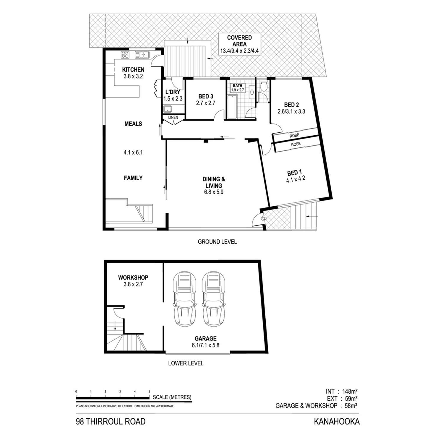 Floorplan of Homely house listing, 98 Thirroul Road, Kanahooka NSW 2530