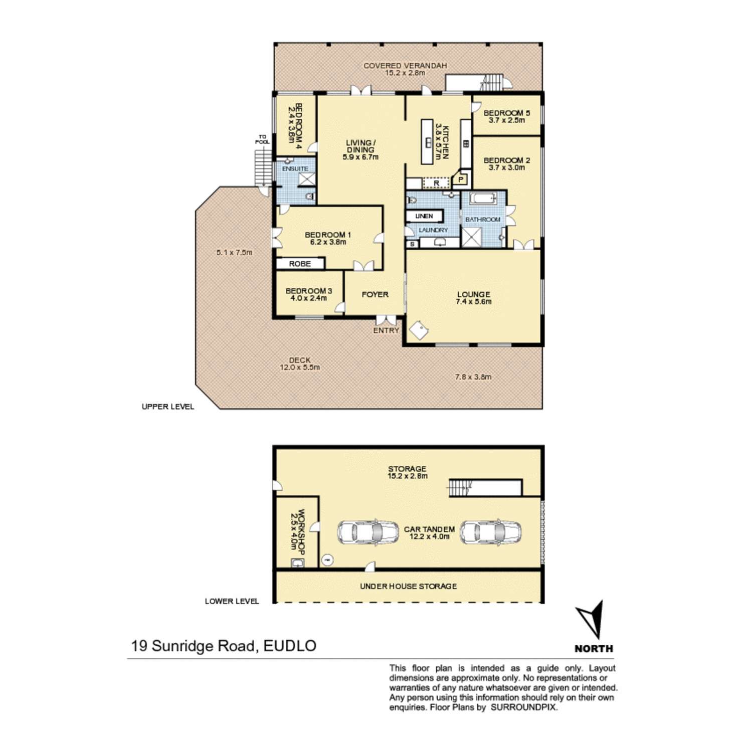Floorplan of Homely house listing, 19 Sunridge Road, Eudlo QLD 4554