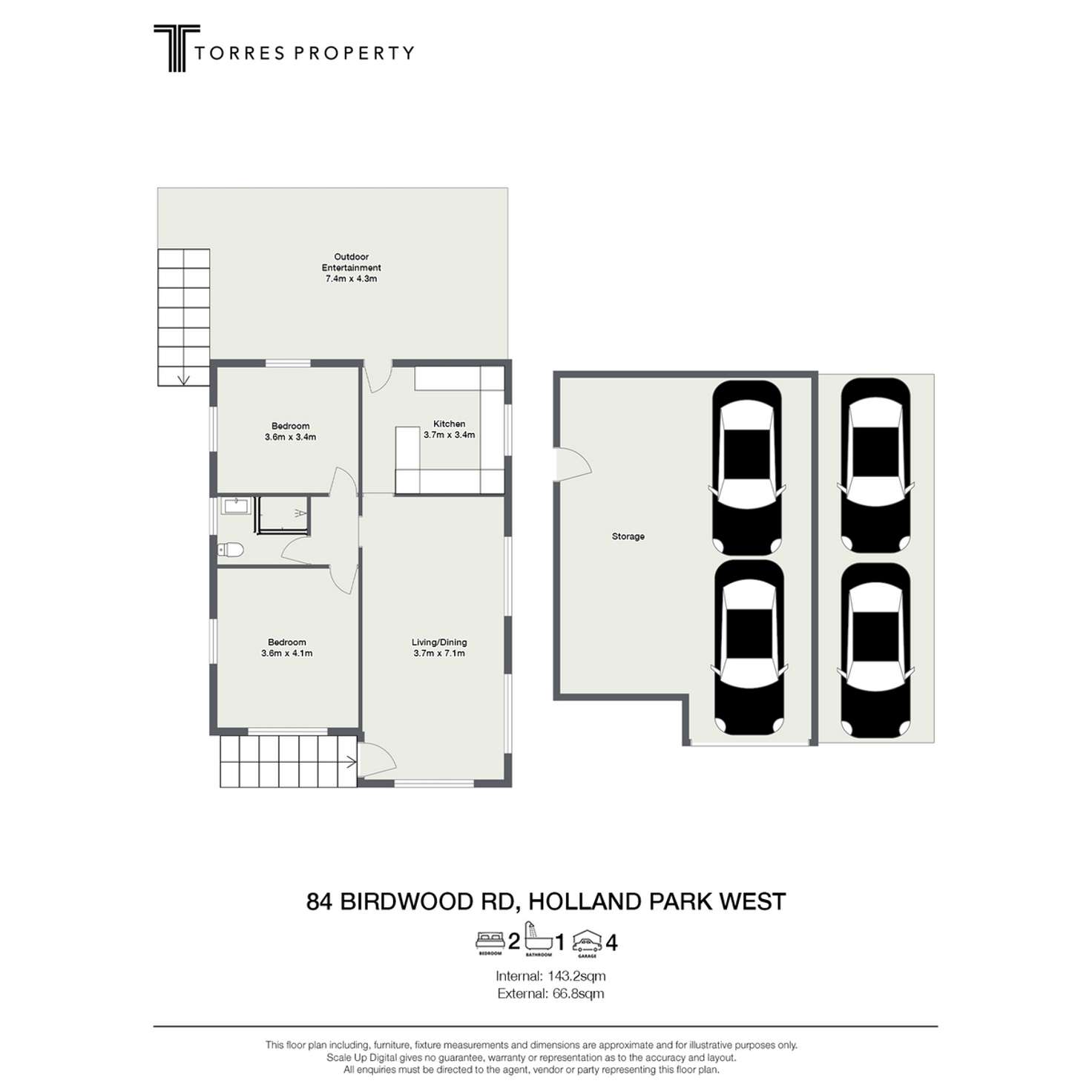 Floorplan of Homely house listing, 84 Birdwood Road, Holland Park West QLD 4121
