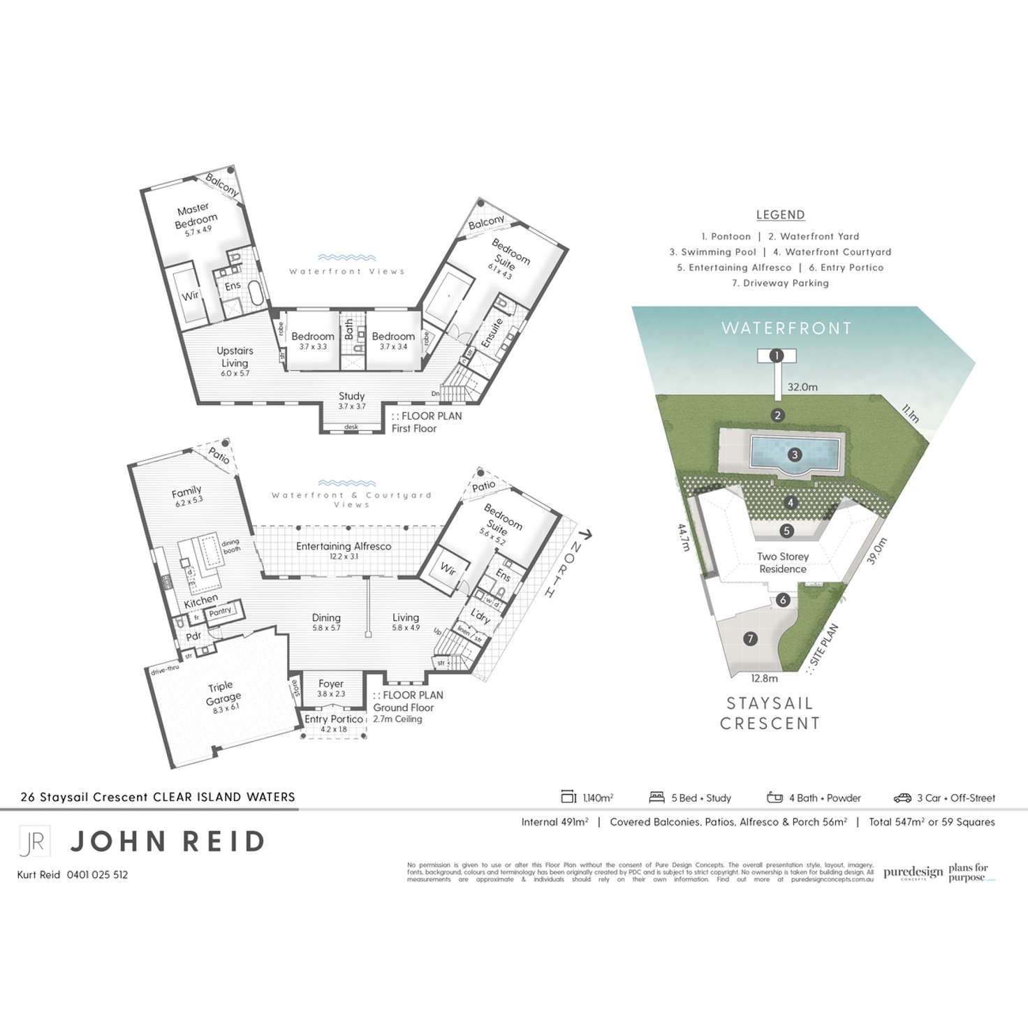 Floorplan of Homely house listing, 26 Staysail Crescent, Clear Island Waters QLD 4226