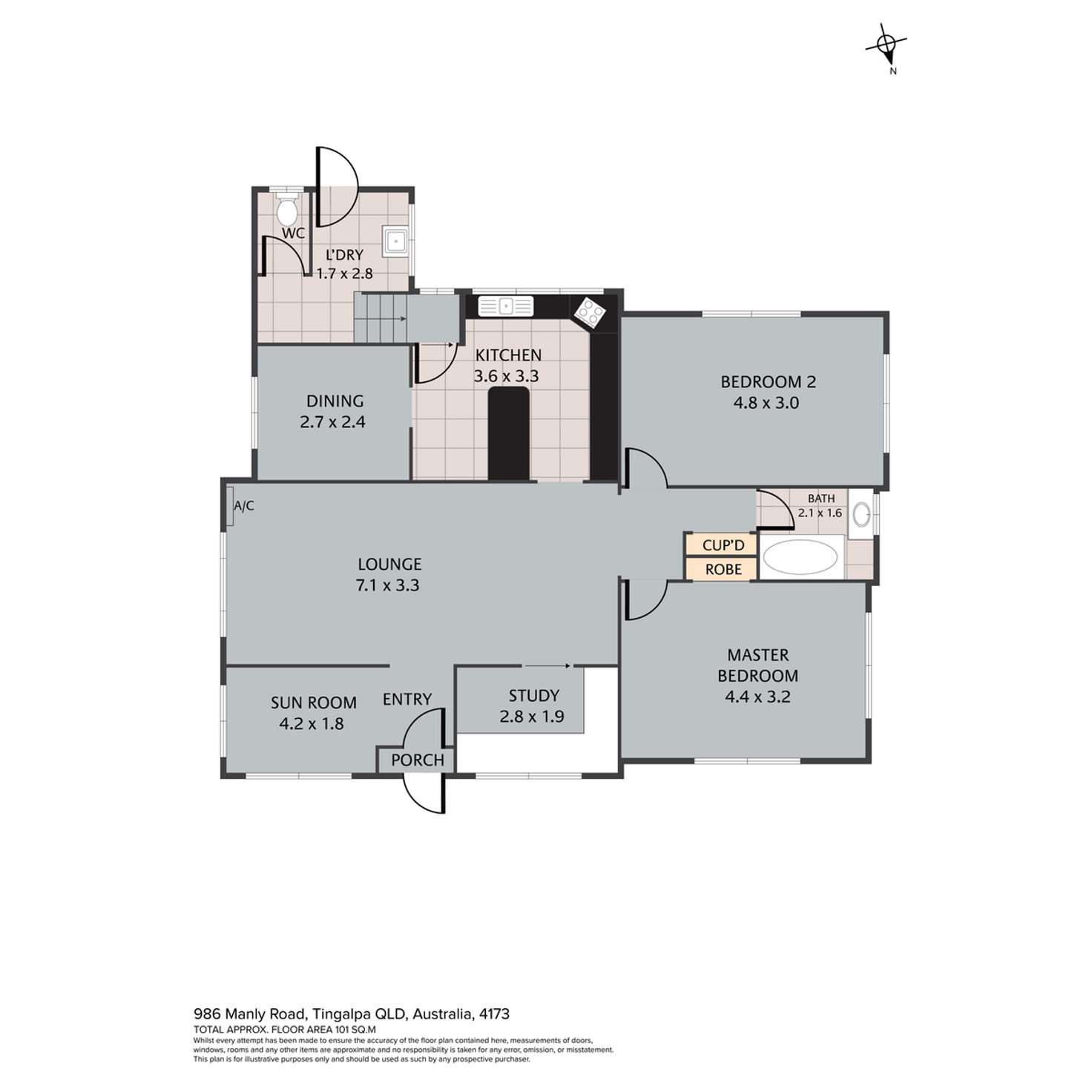 Floorplan of Homely house listing, 986 Manly Road, Tingalpa QLD 4173