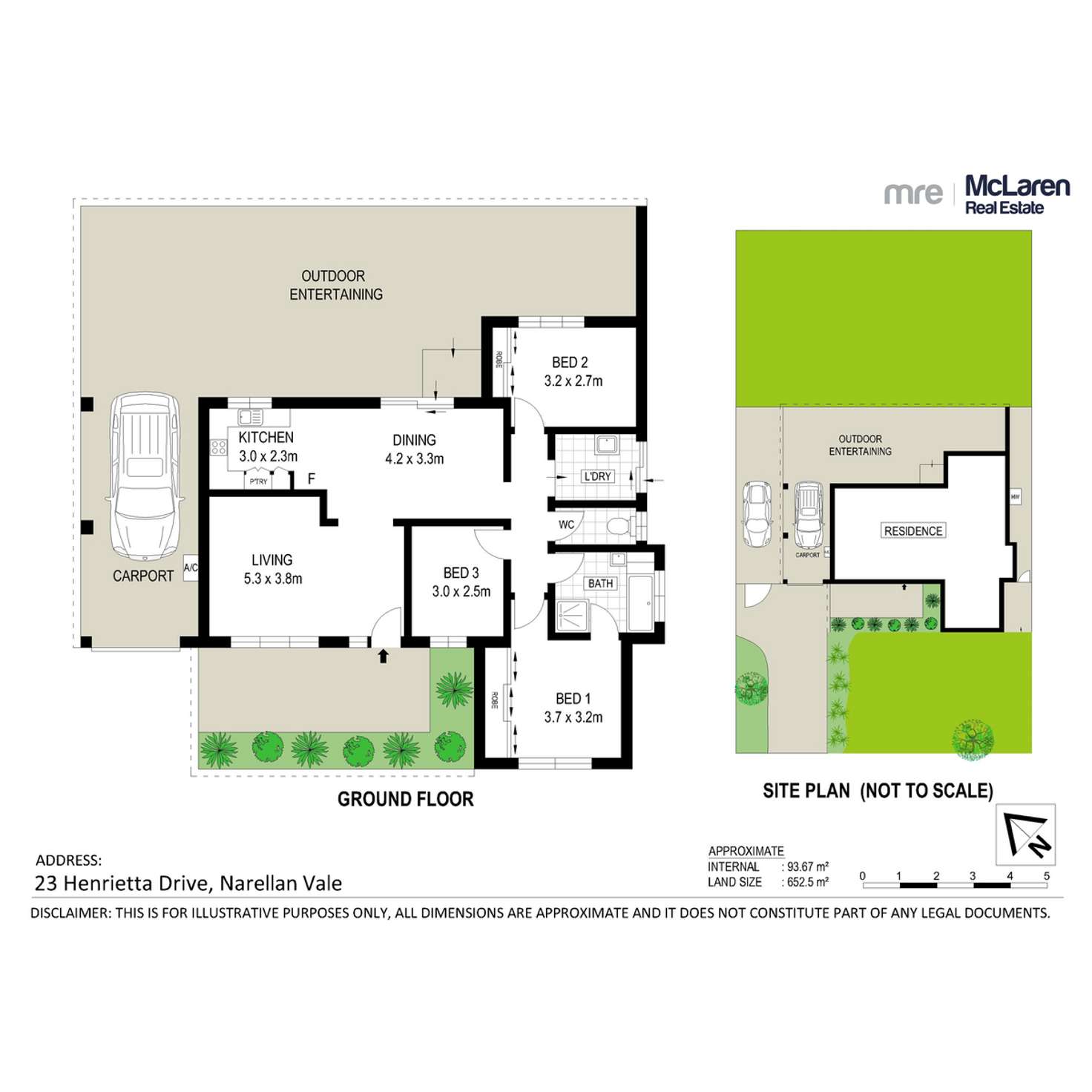 Floorplan of Homely house listing, 23 Henrietta Drive, Narellan Vale NSW 2567