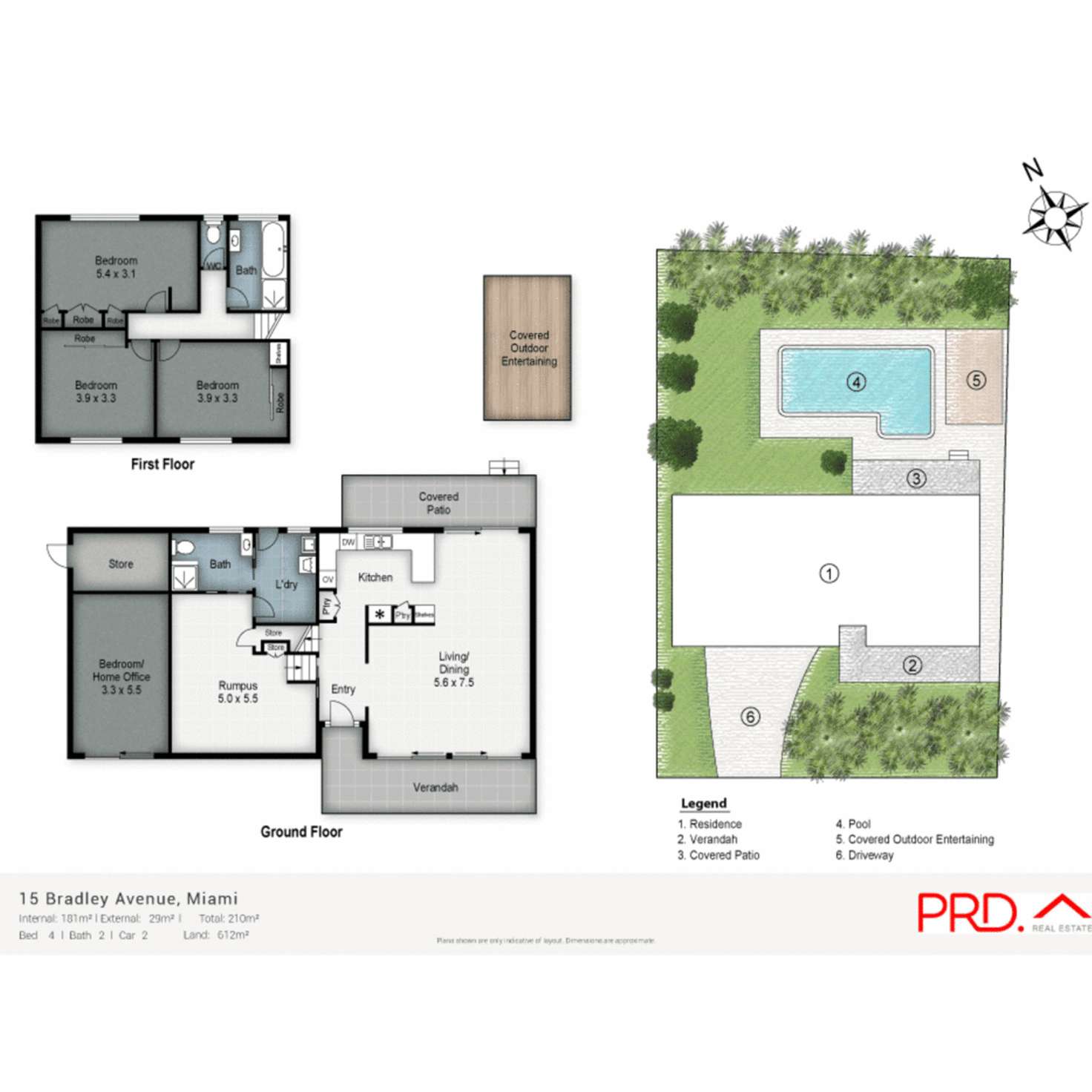 Floorplan of Homely house listing, 15 Bradley Avenue, Miami QLD 4220