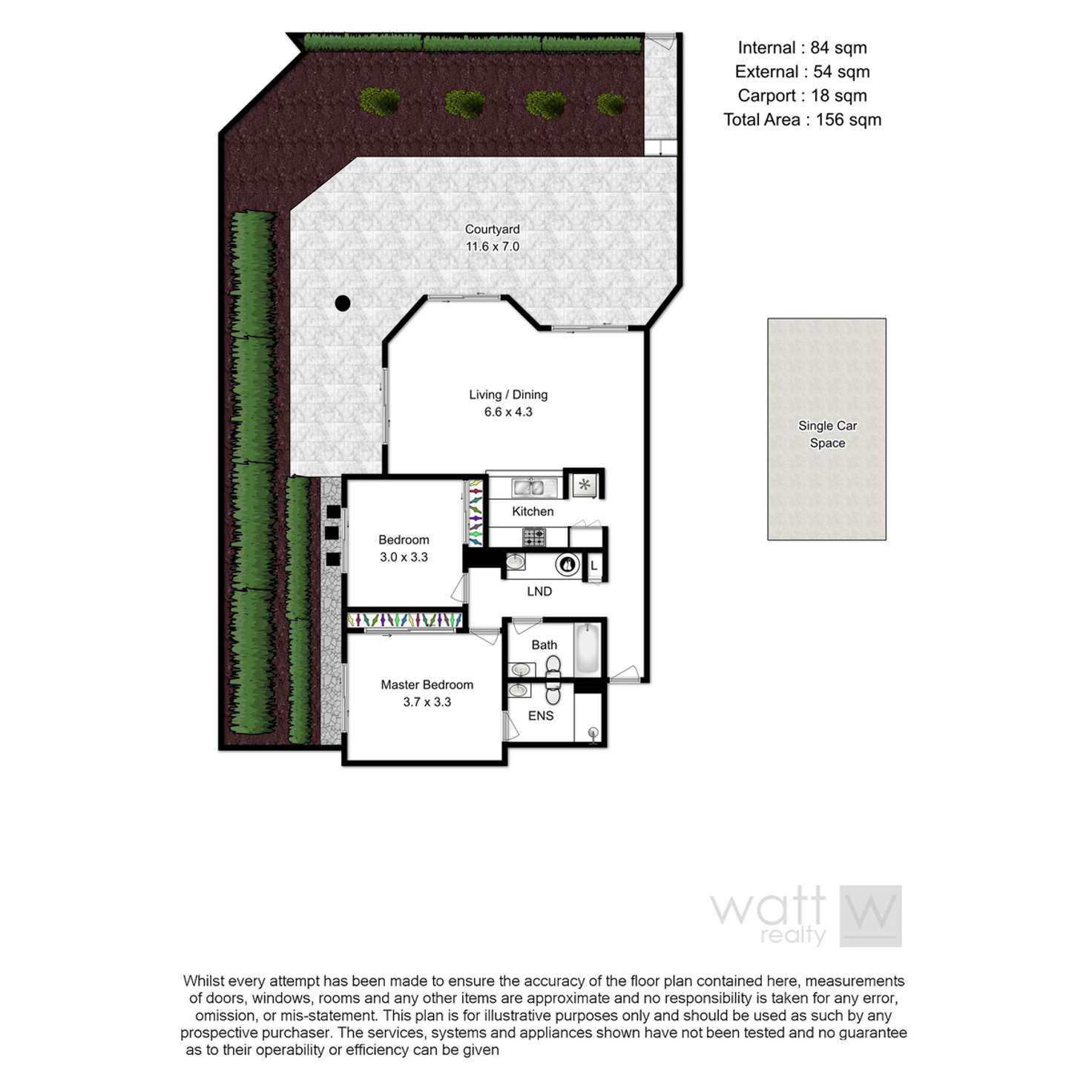 Floorplan of Homely unit listing, 4/10 Goodwin Street, Kangaroo Point QLD 4169