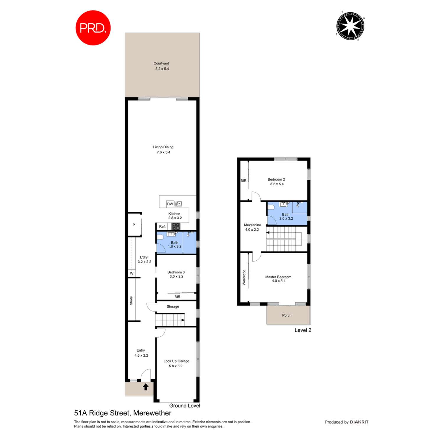 Floorplan of Homely townhouse listing, 51A Ridge Street, Merewether NSW 2291