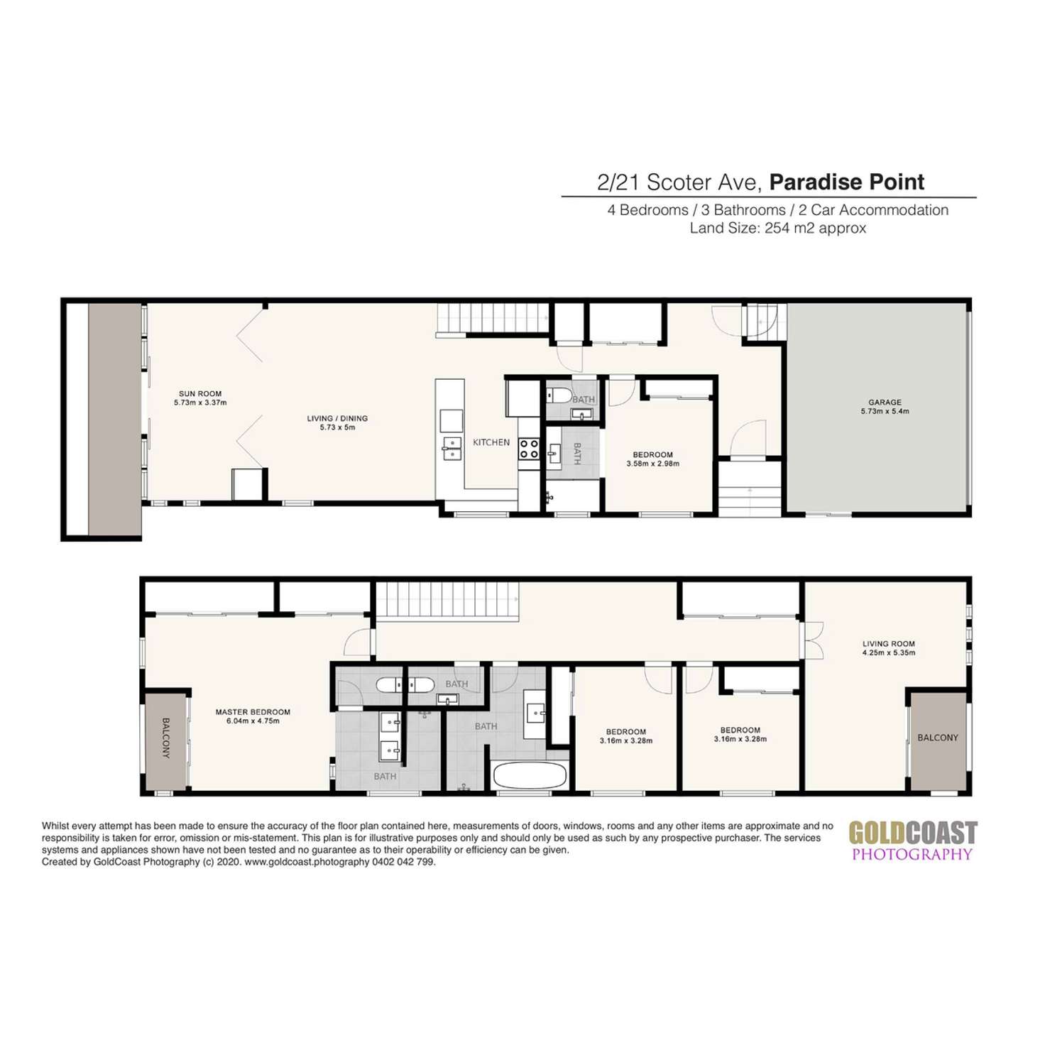 Floorplan of Homely house listing, 2/21 Scoter Avenue, Paradise Point QLD 4216