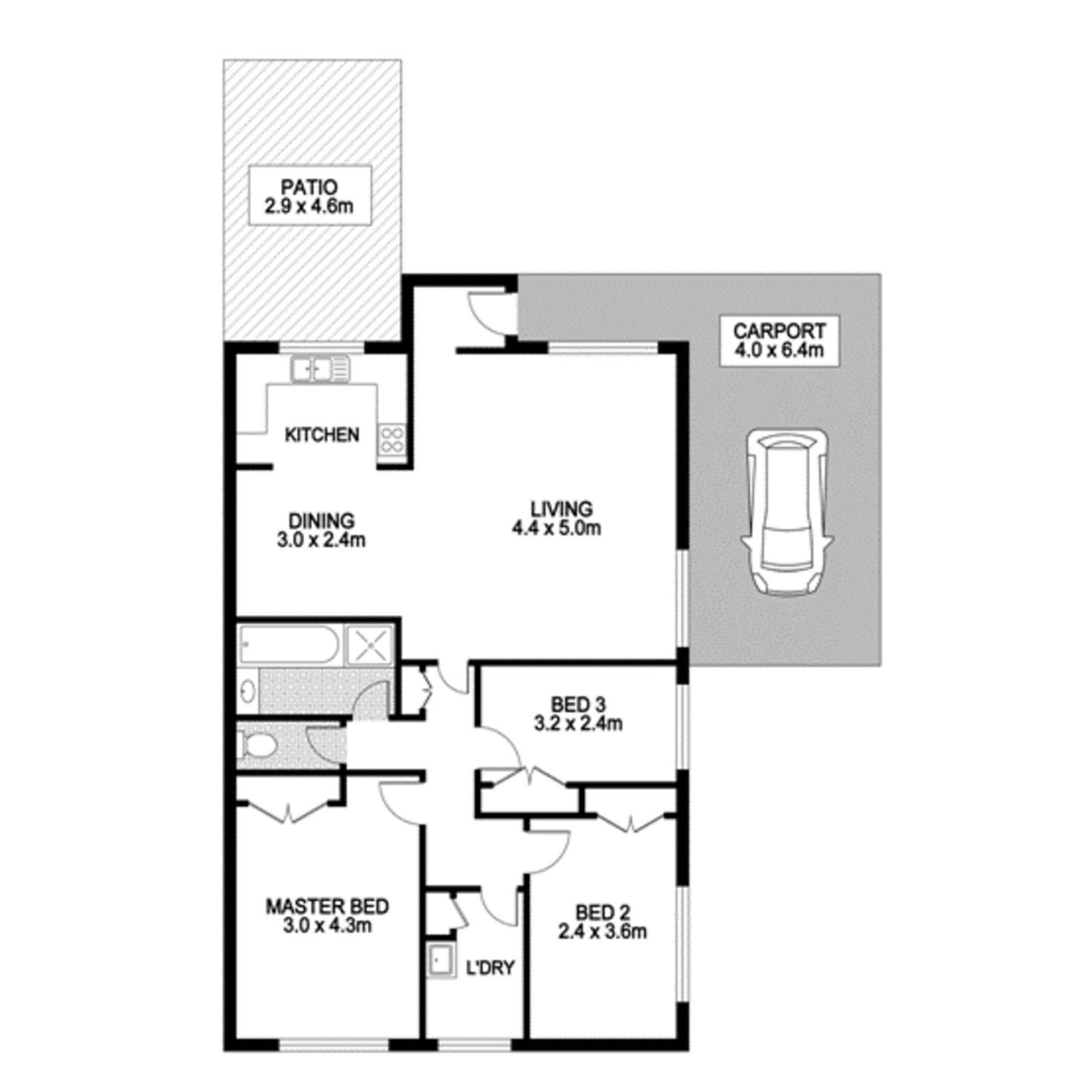 Floorplan of Homely villa listing, 9/9-11 Luffingham Street, Melville WA 6156