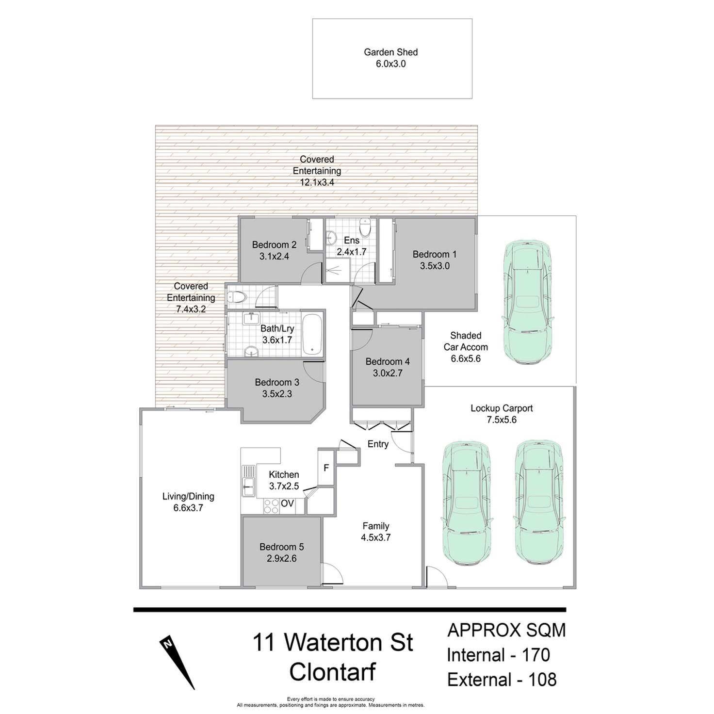 Floorplan of Homely house listing, 11 Waterton Street, Clontarf QLD 4019