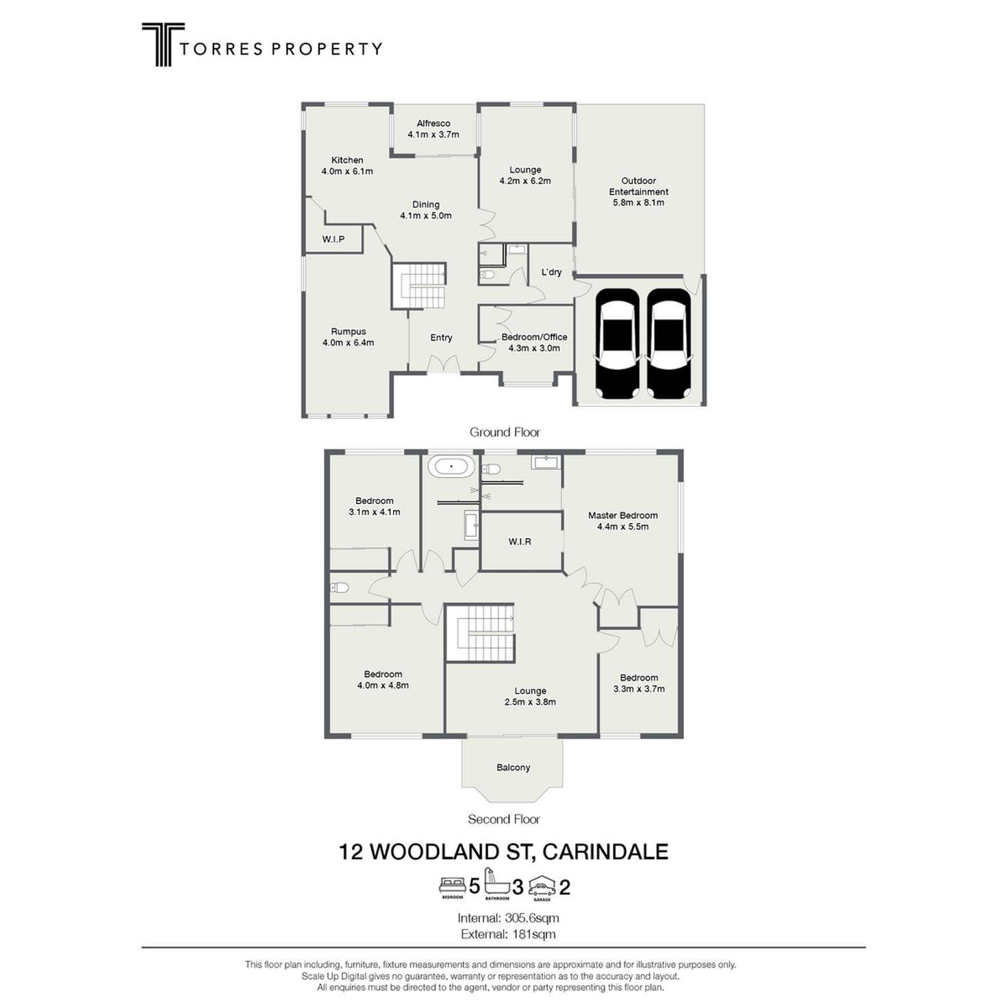 Floorplan of Homely house listing, 12 Woodland Street, Carindale QLD 4152